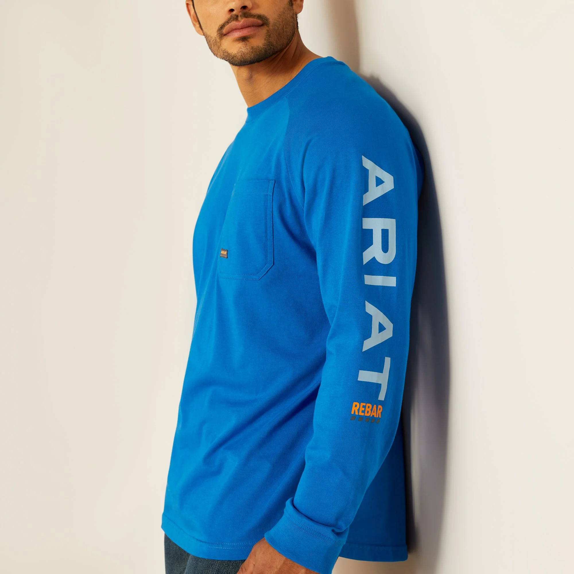 Ariat Men's Rebar Cotton Strong Graphic Long Sleeves T-Shirt - Image 4