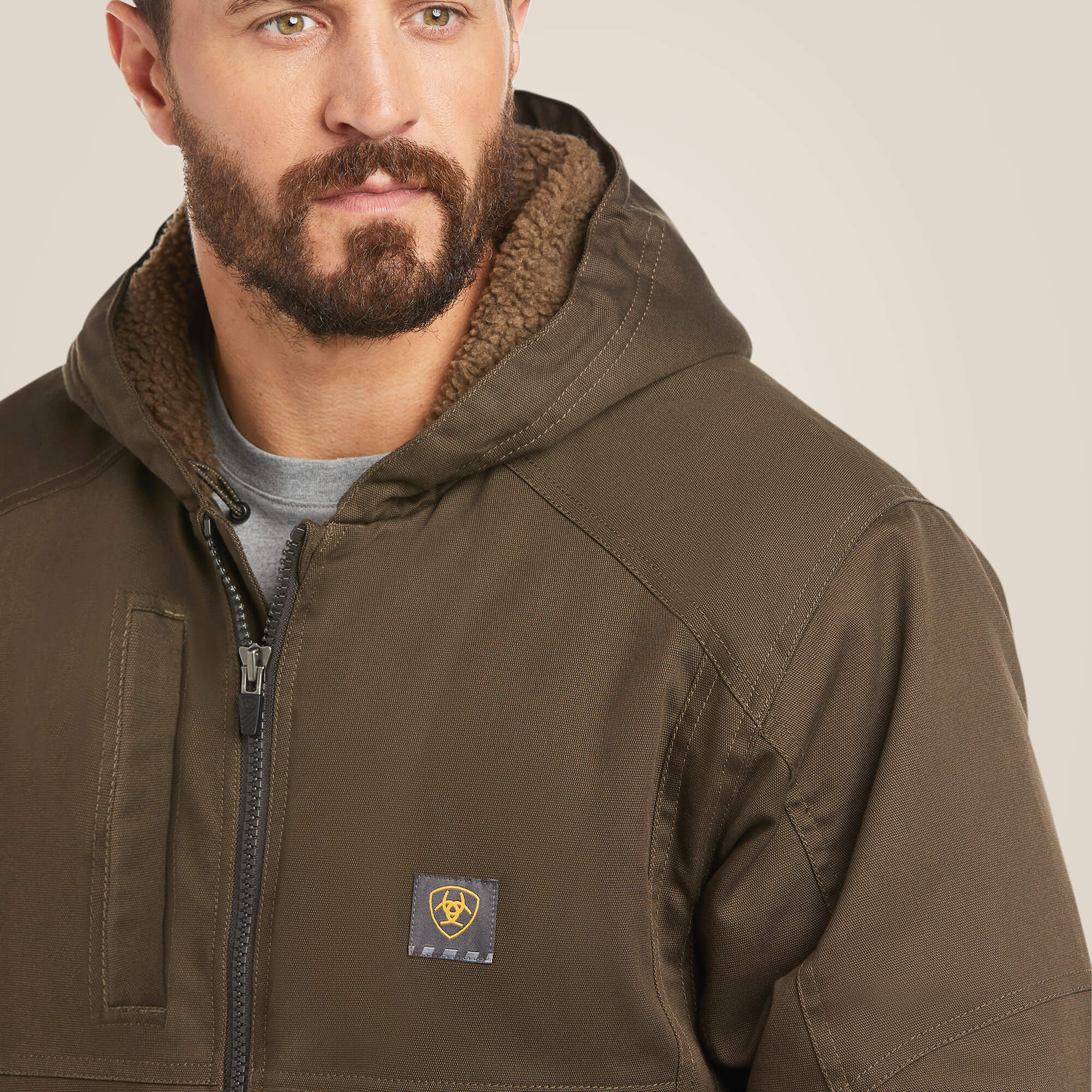 Ariat Men's Rebar DuraCanvas Jacket - Wren - Image 4
