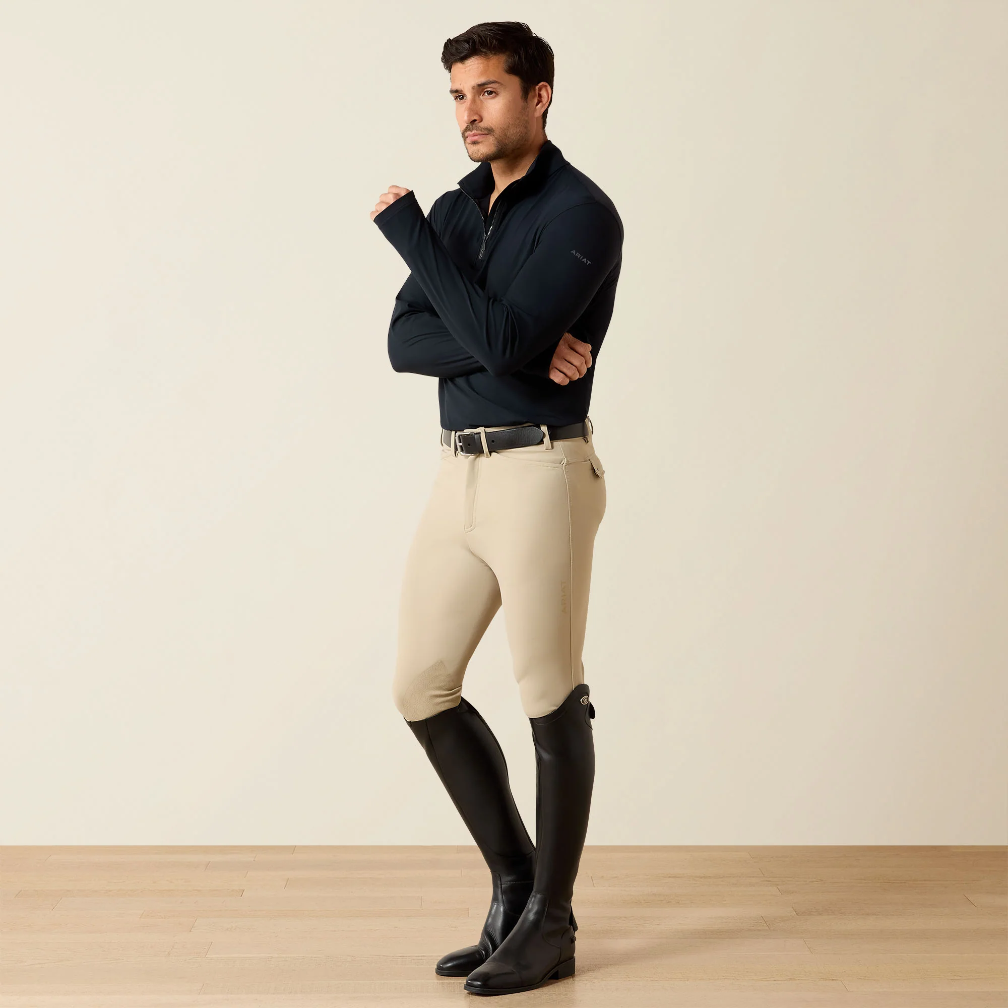 Ariat Men's SolVeil 1/4 Zip Baselayer - Image 5