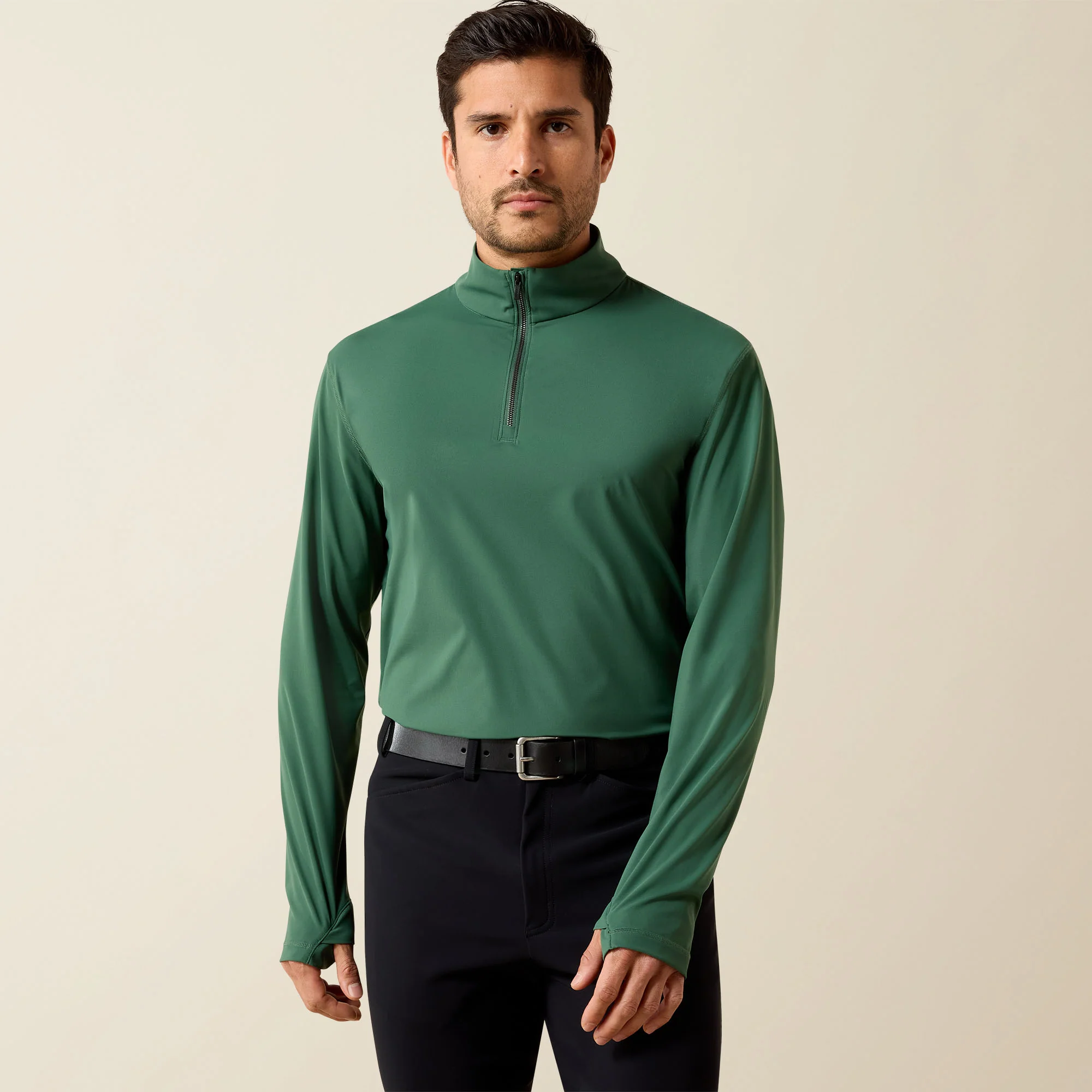 Ariat Men's SolVeil 1/4 Zip Baselayer - Image 6