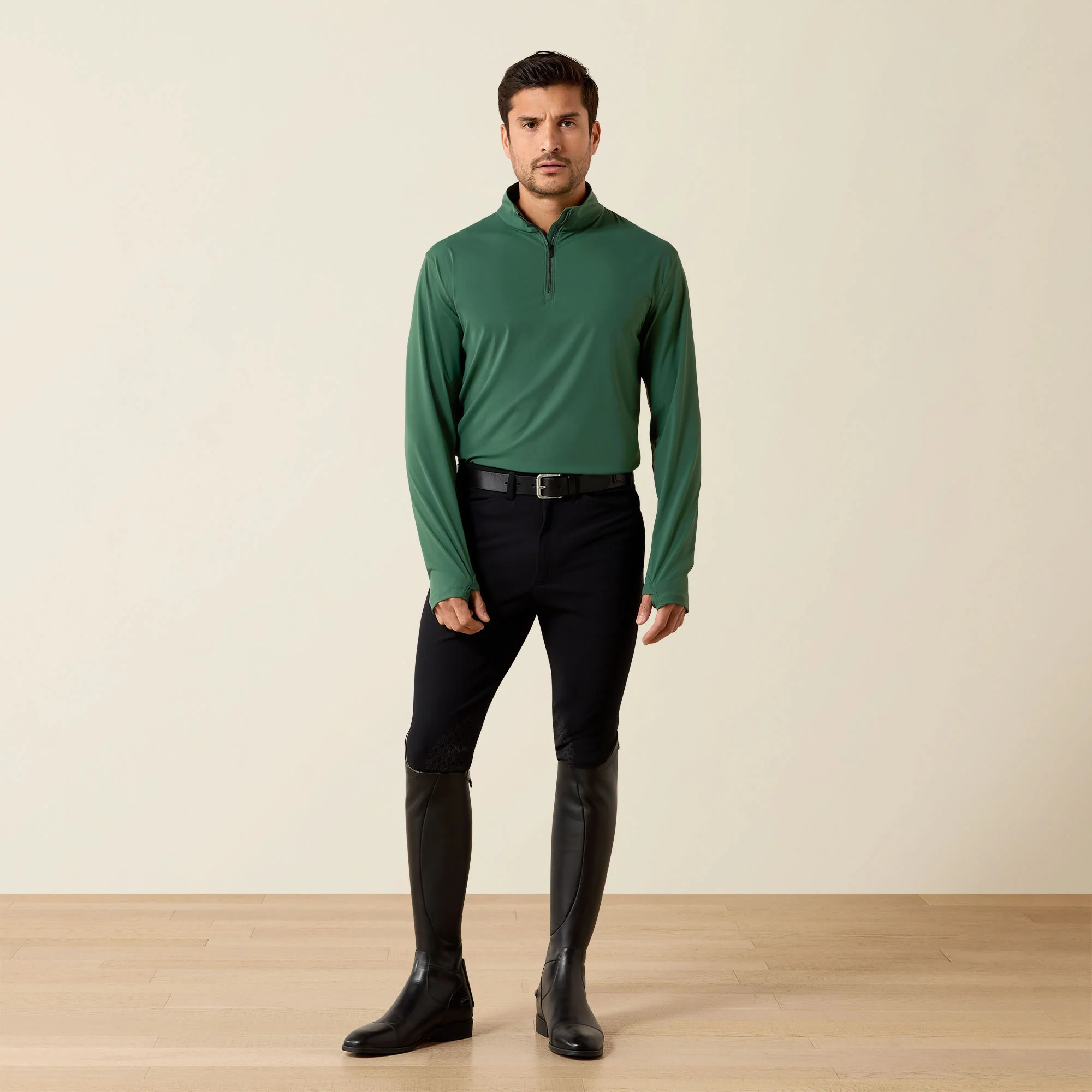 Ariat Men's SolVeil 1/4 Zip Baselayer - Image 7