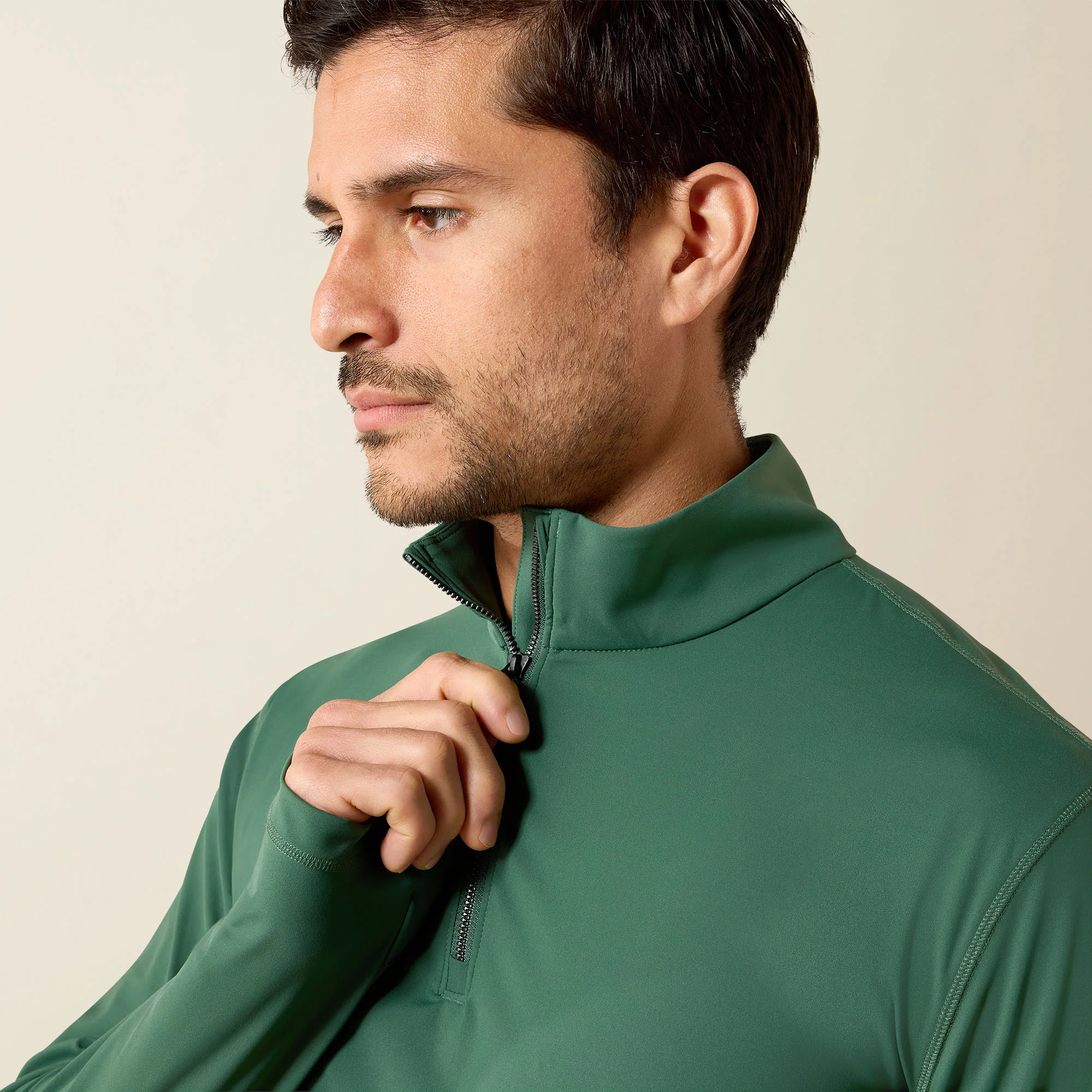 Ariat Men's SolVeil 1/4 Zip Baselayer - Image 8