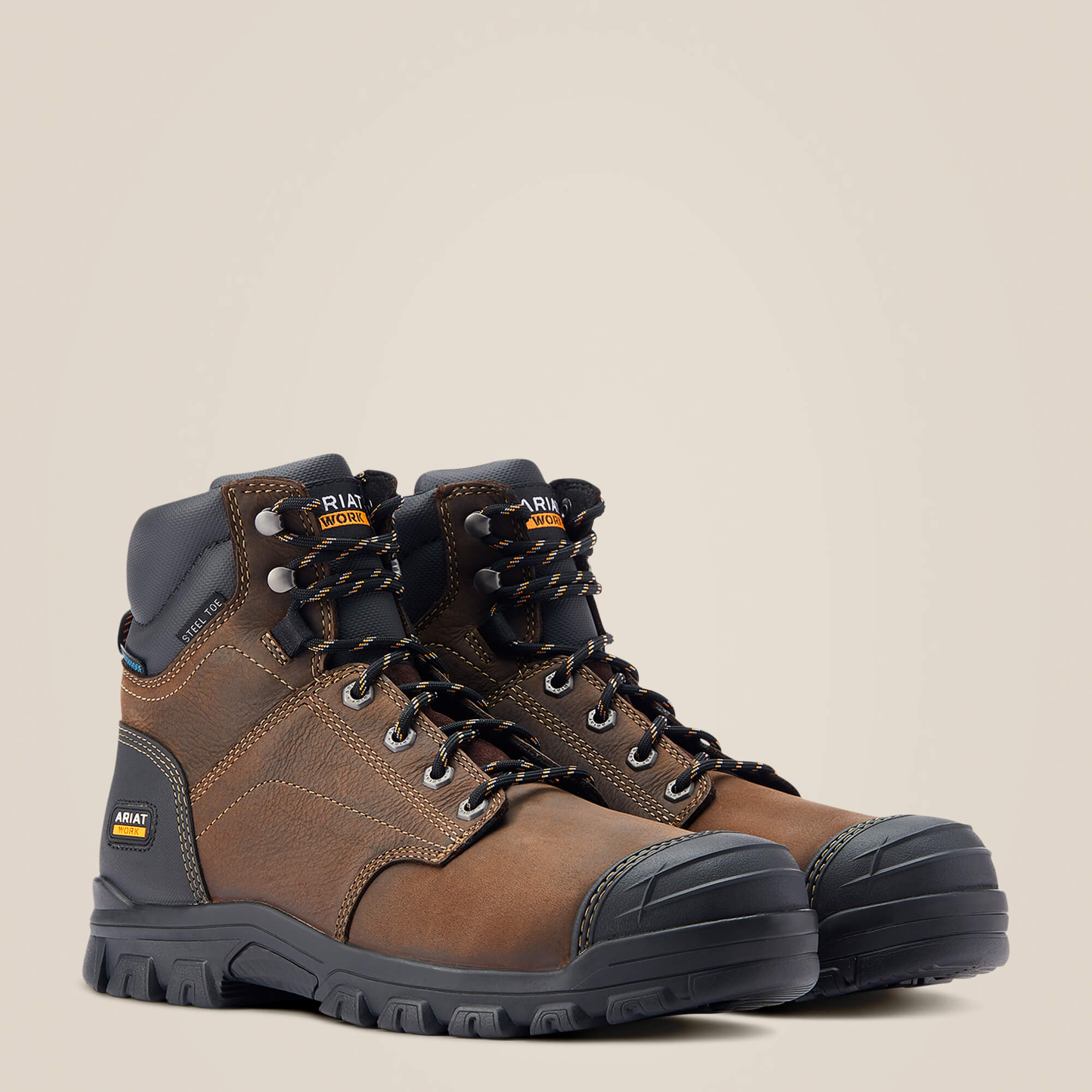 Ariat Men's Treadfast 6" Waterproof Steel Toe Work Boot - Image 7