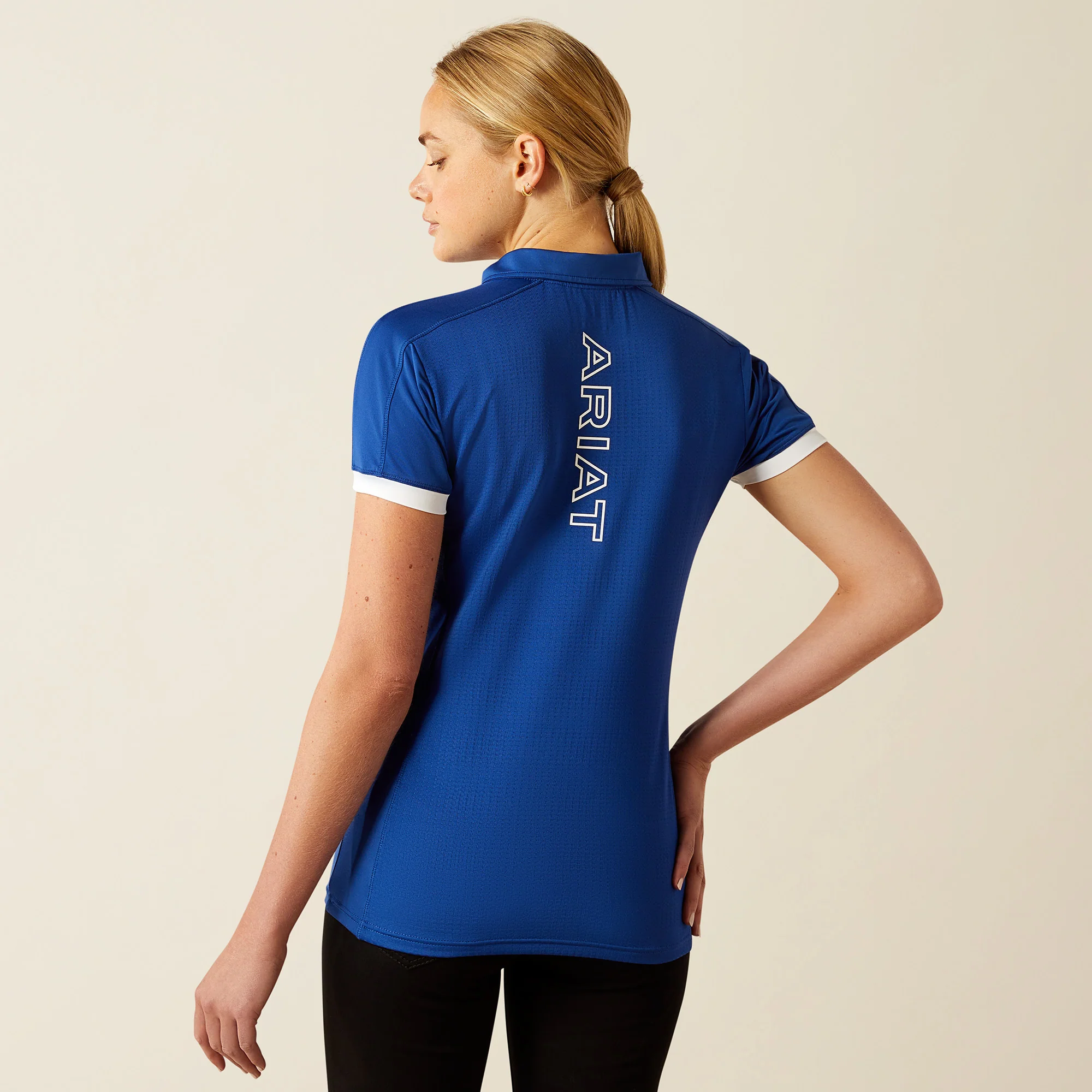 Ariat Women's Bandera Team 1/4 Zip Polo - Image 2
