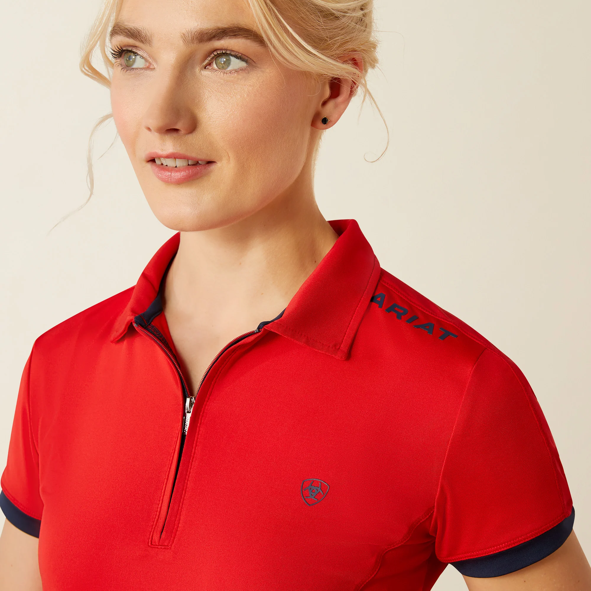 Ariat Women's Bandera Team 1/4 Zip Polo - Image 7