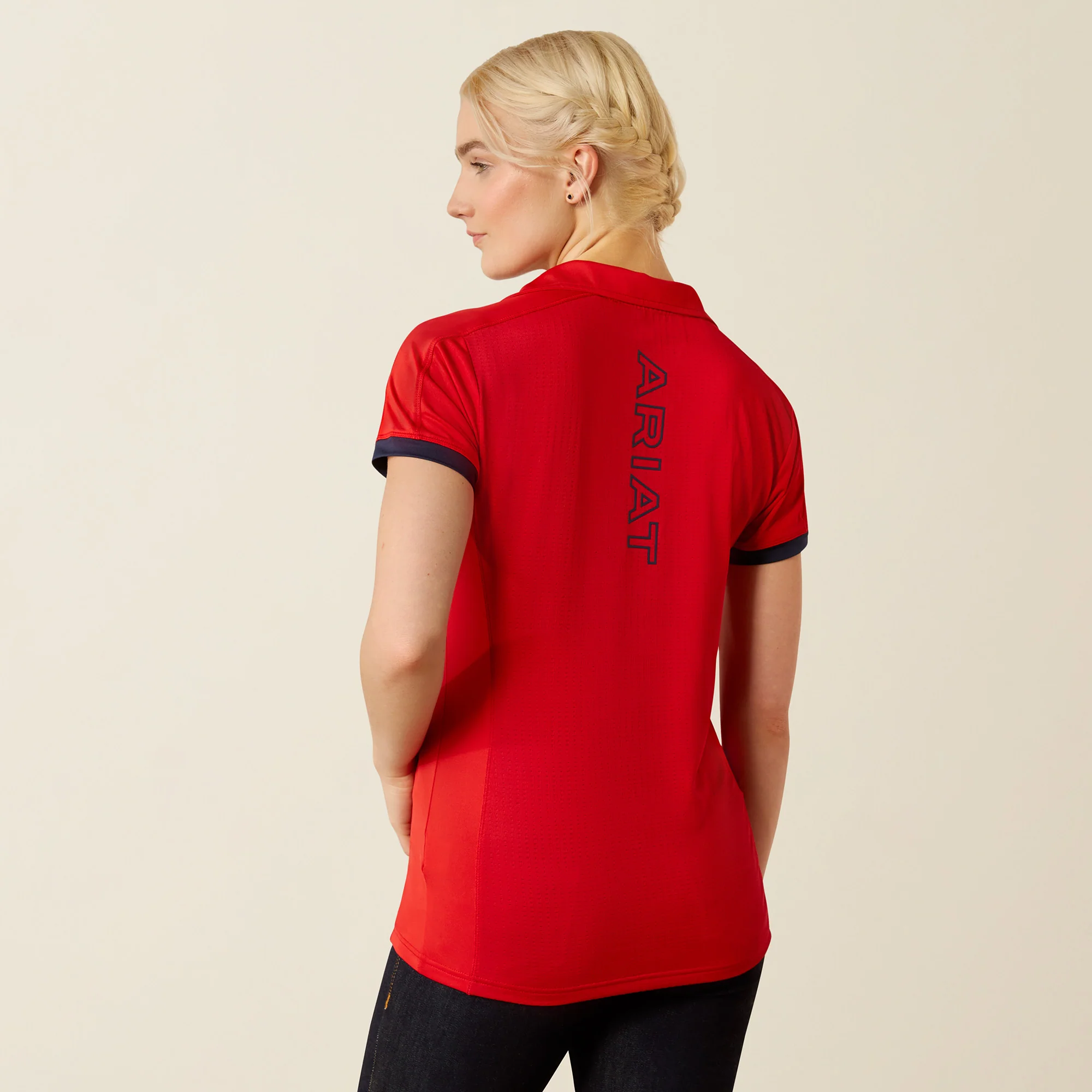 Ariat Women's Bandera Team 1/4 Zip Polo - Image 8