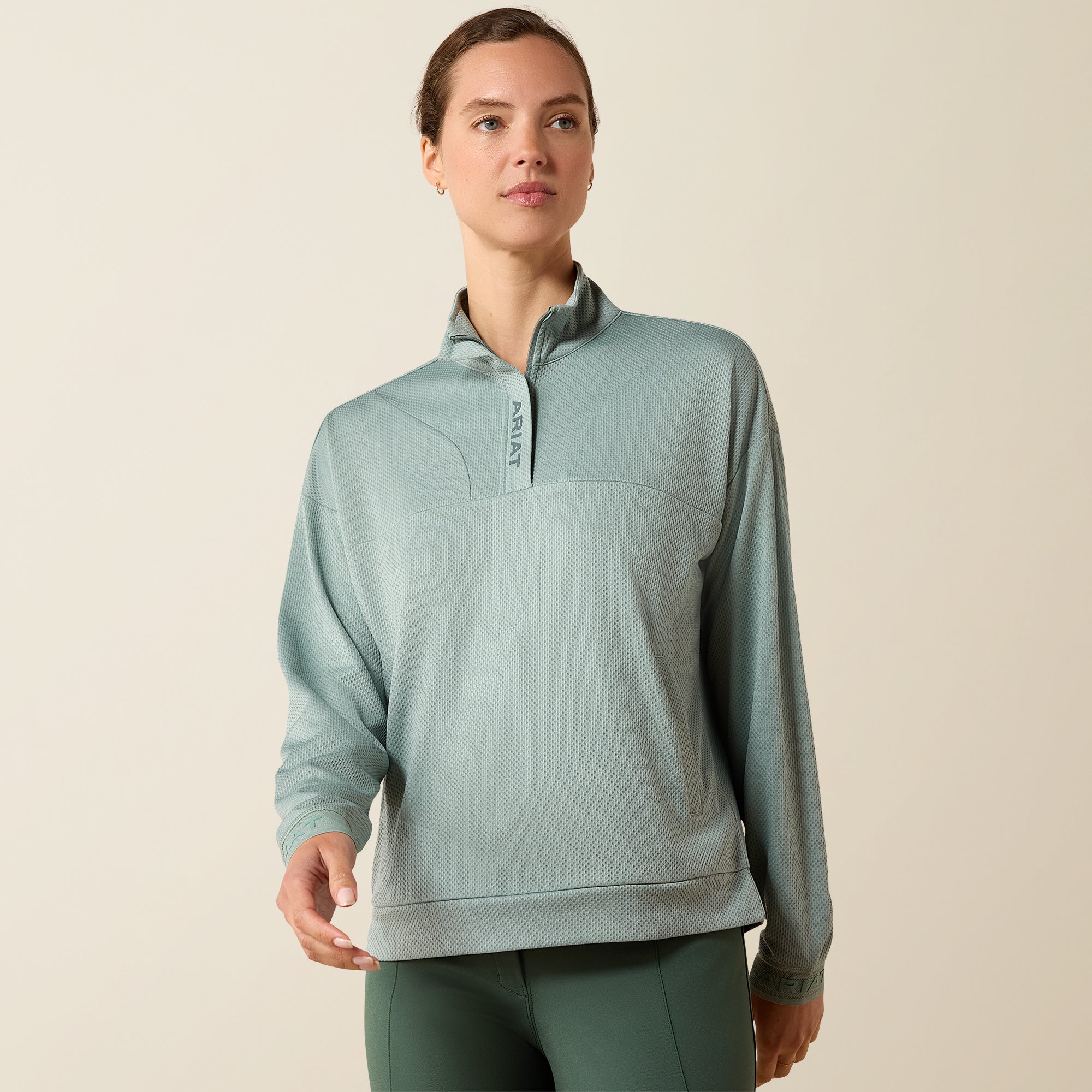 Ariat Women's Breathe 1/2 Zip Sweatshirt - Image 2