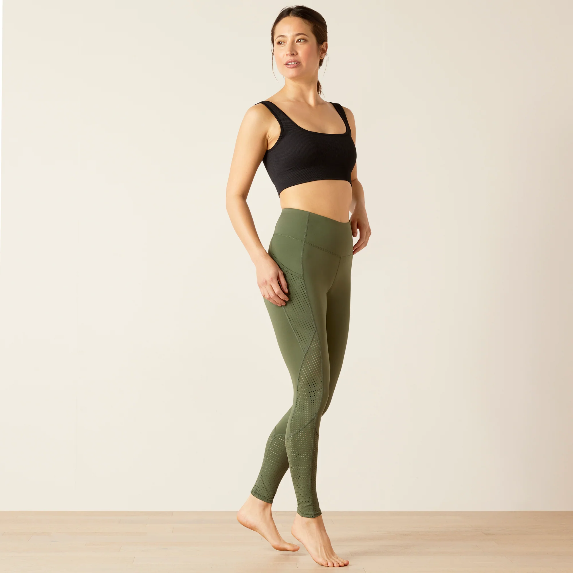 Ariat Women's Breathe Eos Half Grip Recycled Materials Tights - Image 13