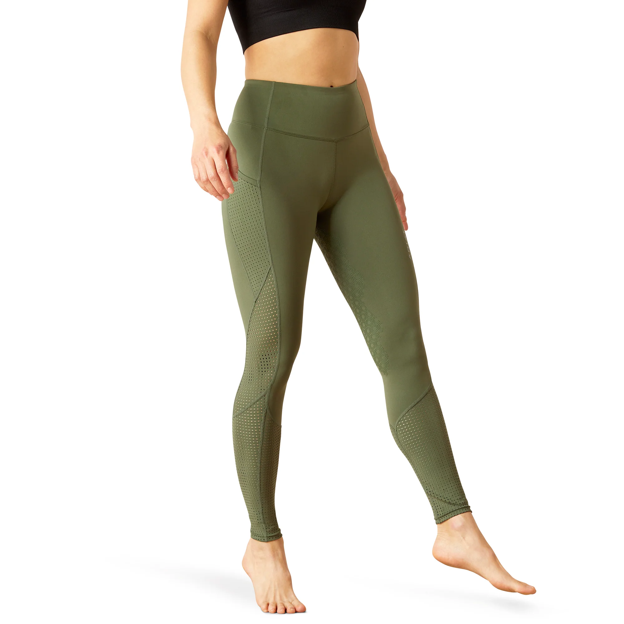 Ariat Women's Breathe Eos Half Grip Recycled Materials Tights - Image 8