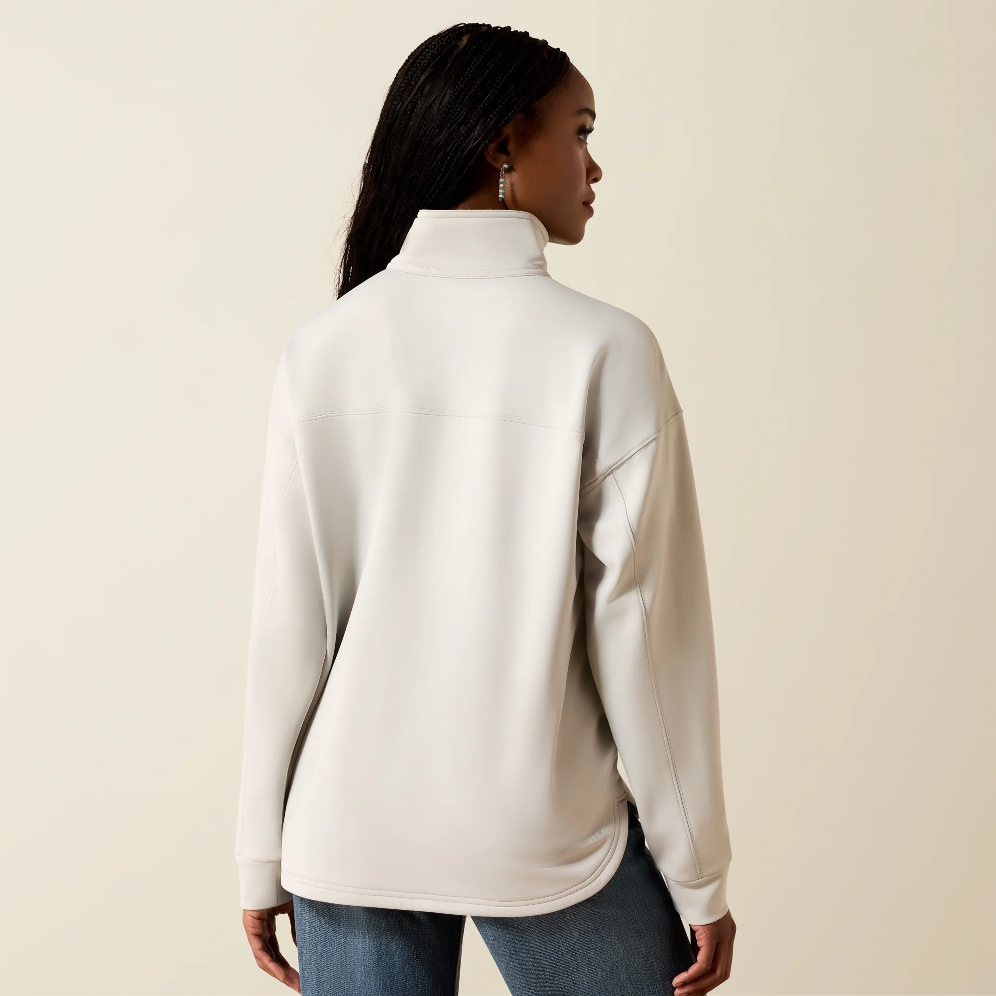 Ariat Women's Breeze Logo 1/2 Zip Sweatshirt - Image 2