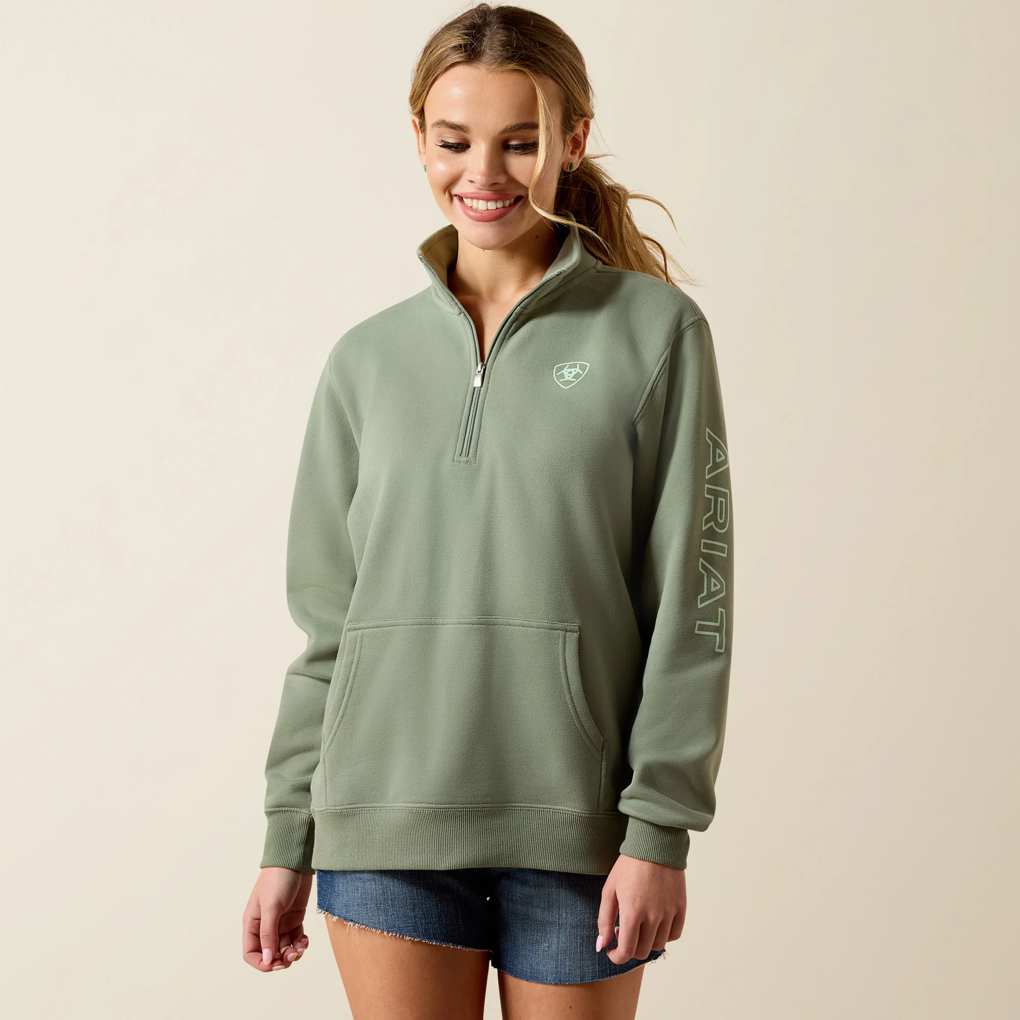 Ariat Women's Foundation 1/2 Zip Sweatshirt - Image 12