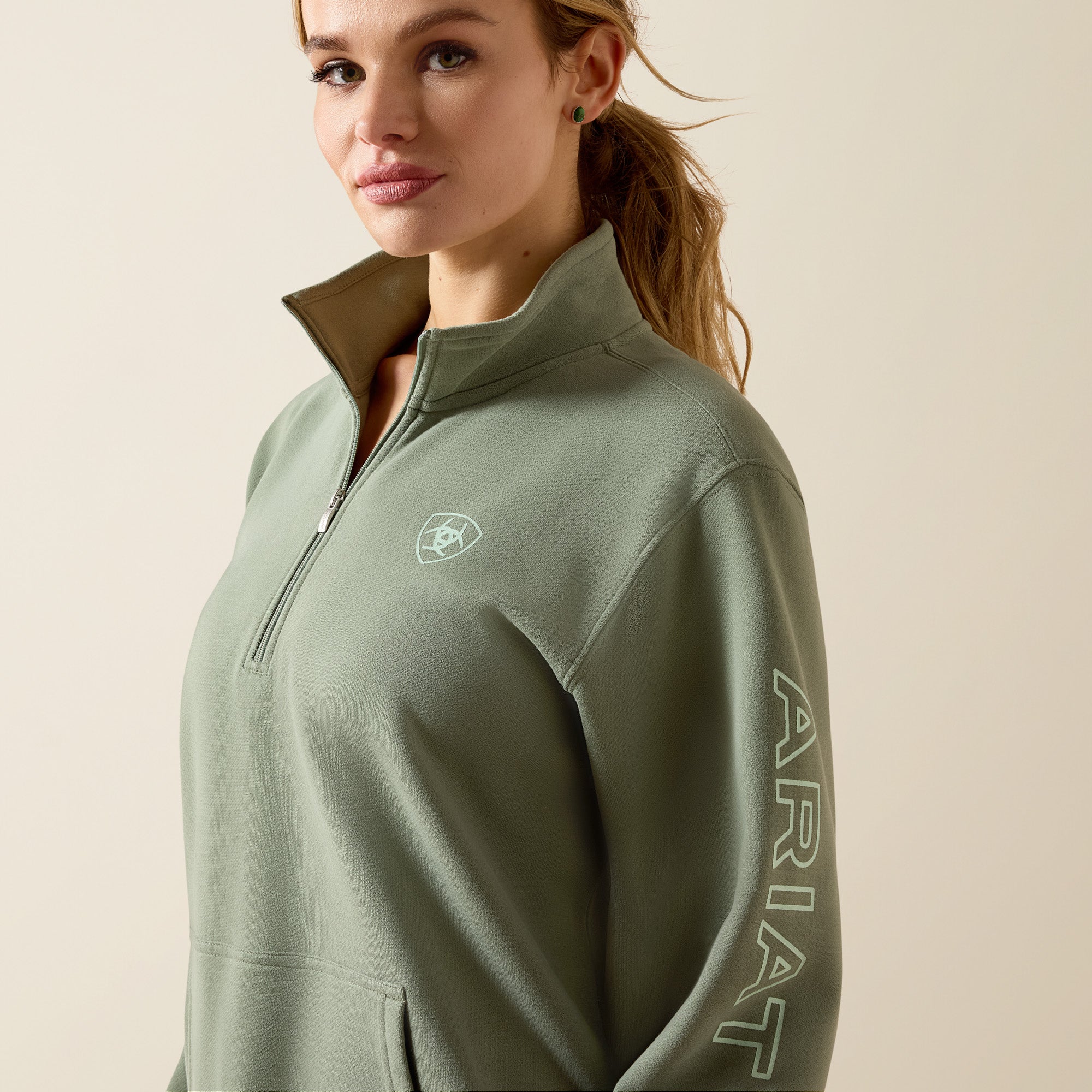 Ariat Women's Foundation 1/2 Zip Sweatshirt - Image 14