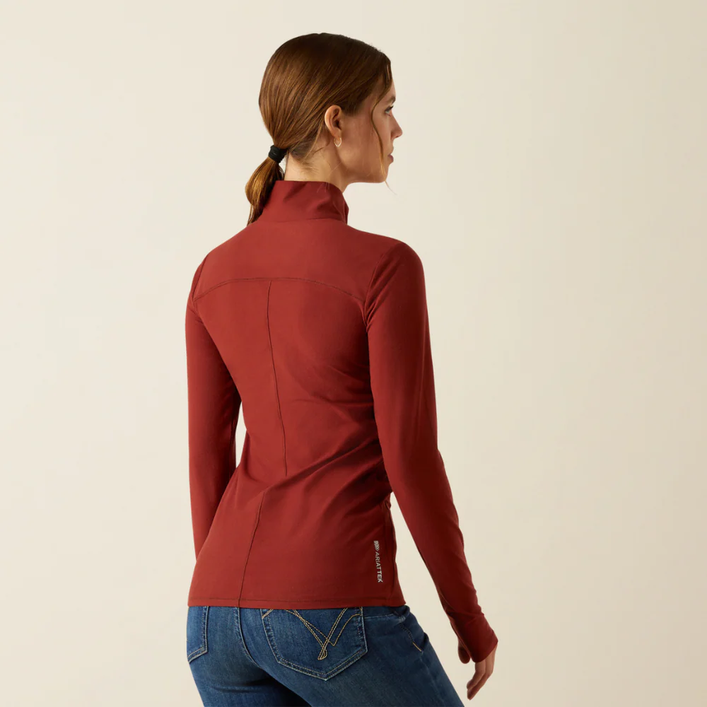 Ariat Women's Lowell 3.0 1/4 Zip Baselayer - Image 8