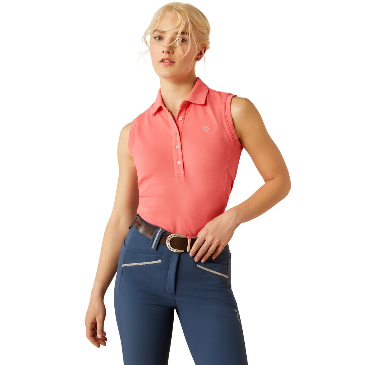 Ariat Women's Prix 3.0 Sleeveless Polo - Image 9