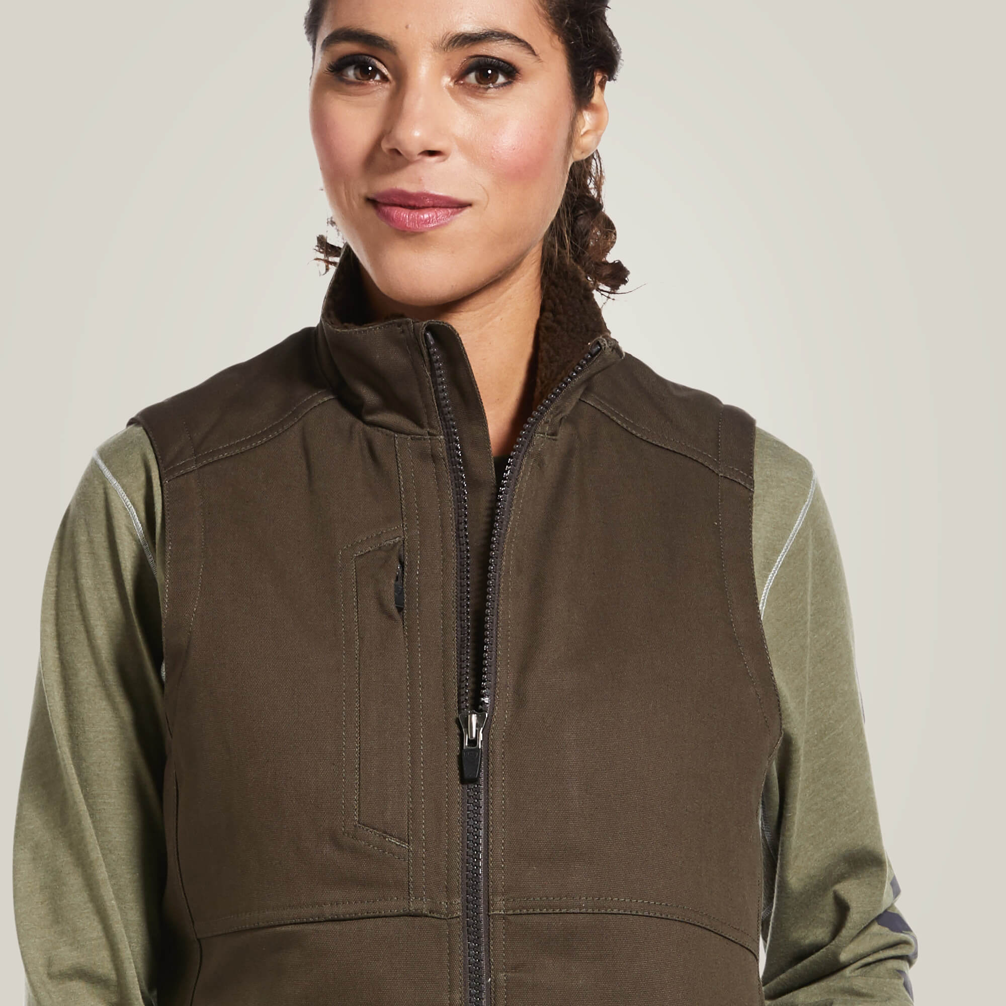 Ariat Women's Rebar DuraCanvas Insulated Vest - Image 5