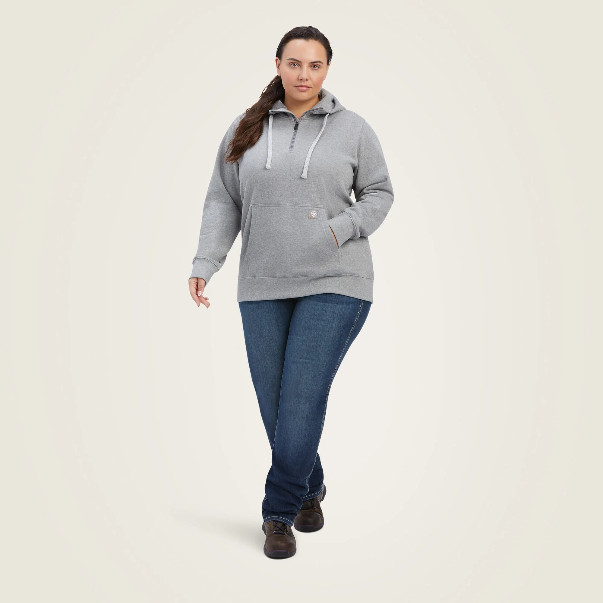 Ariat Women's Rebar Skill Set 1/2 Zip Hoodie - Image 18
