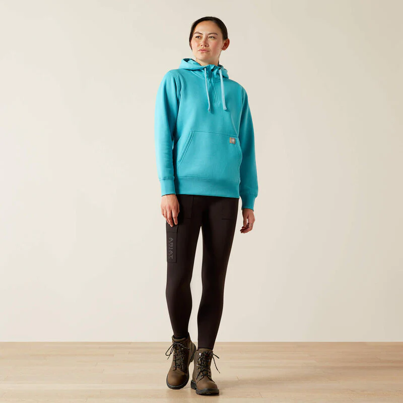 Ariat Women's Rebar Skill Set 1/2 Zip Hoodie - Image 5