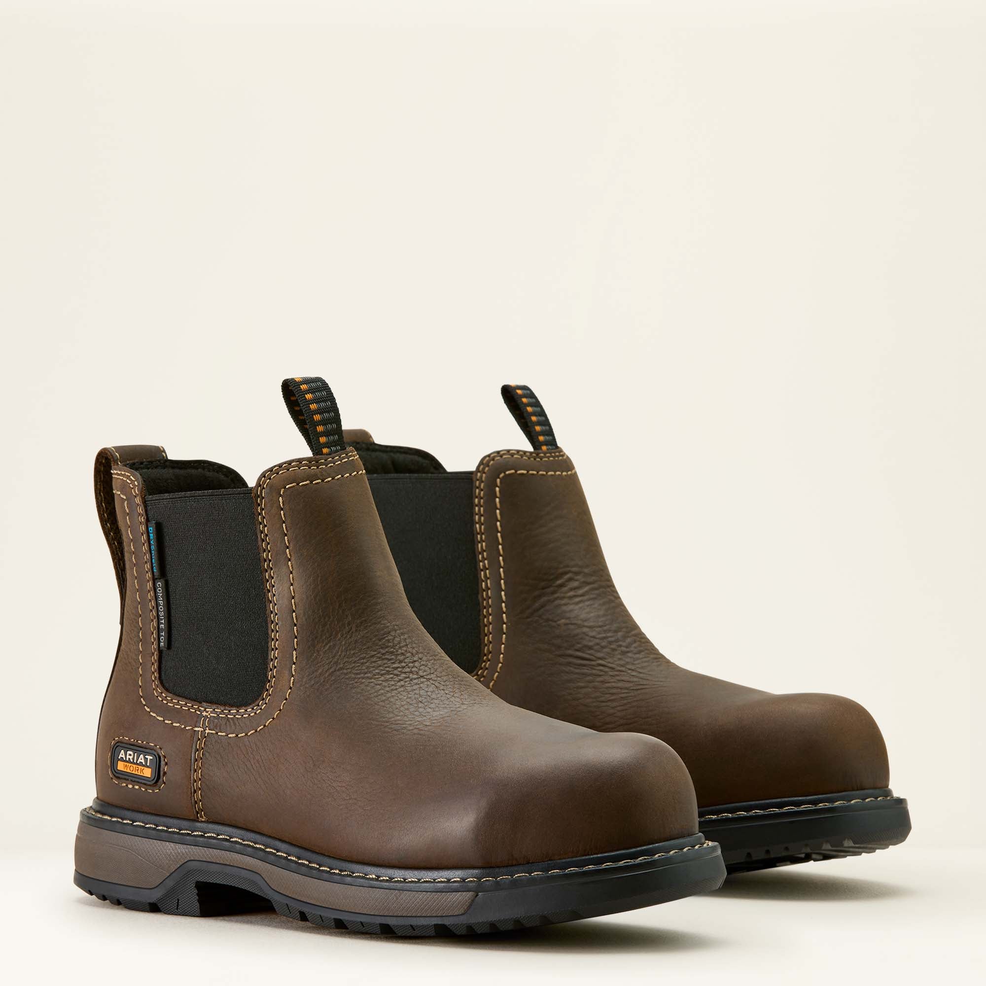 Ariat Women's Riveter Chelsea CSA Waterproof Composite Toe Work Boot - Image 2