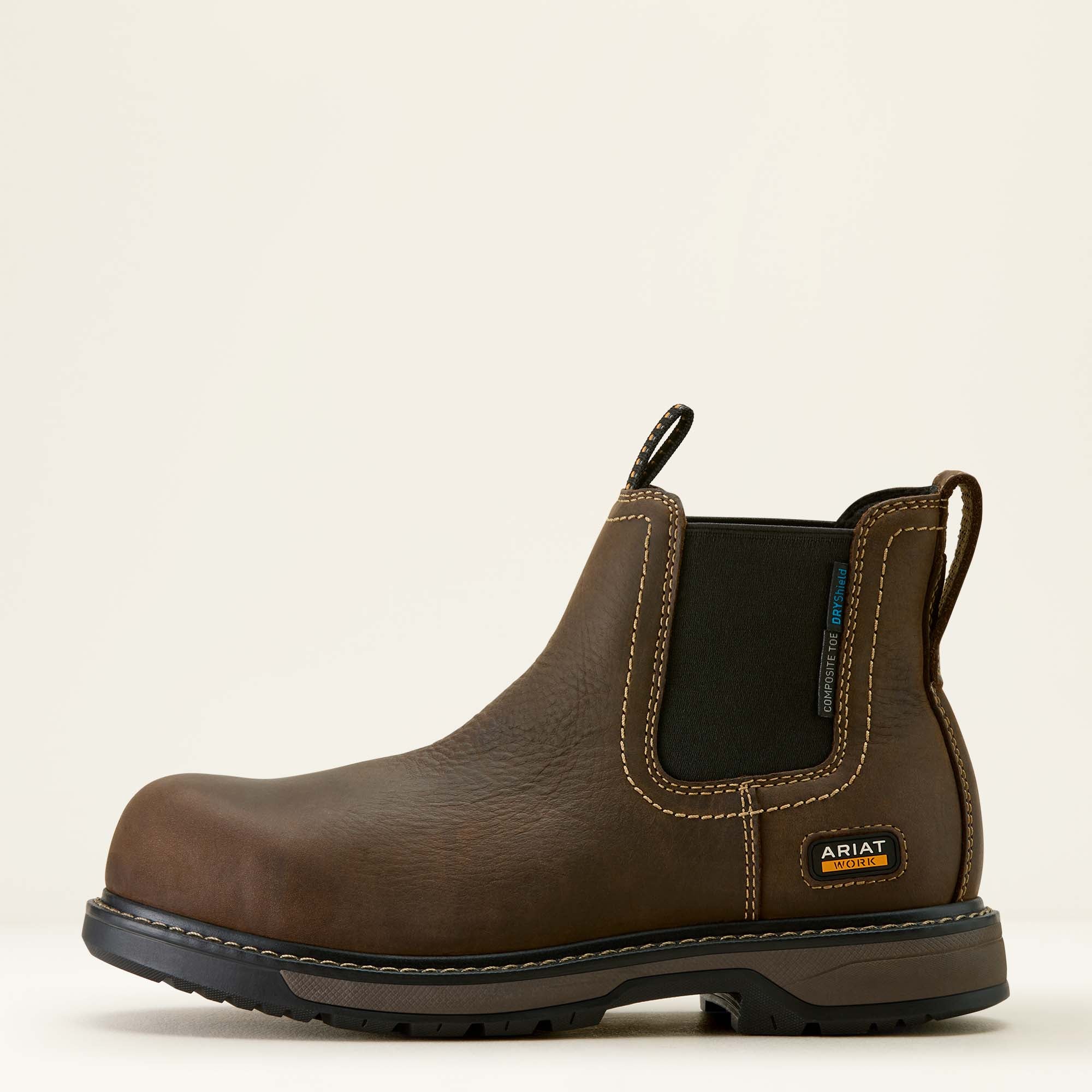 Ariat Women's Riveter Chelsea CSA Waterproof Composite Toe Work Boot - Image 4