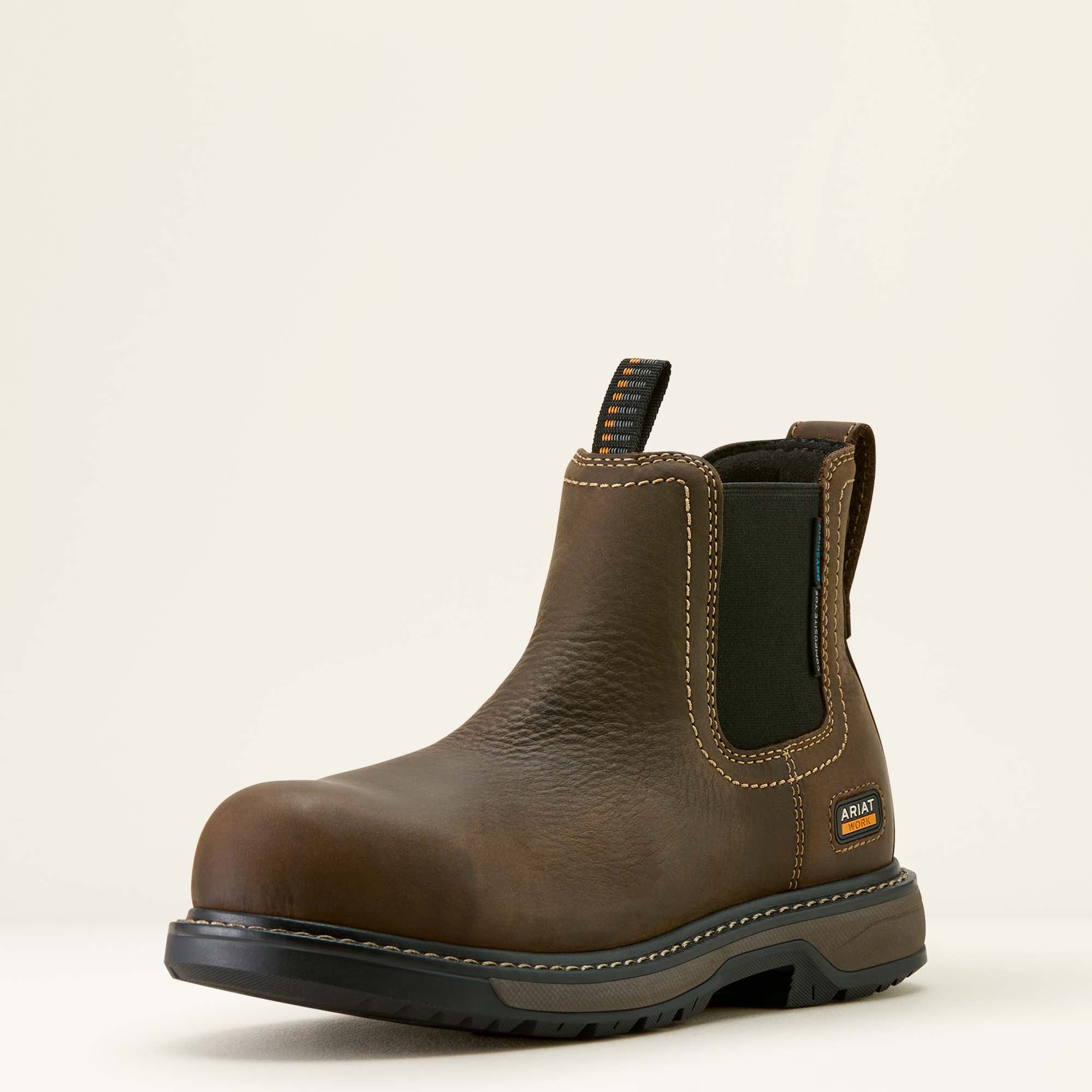 Ariat Women's Riveter Chelsea CSA Waterproof Composite Toe Work Boot - Image 5