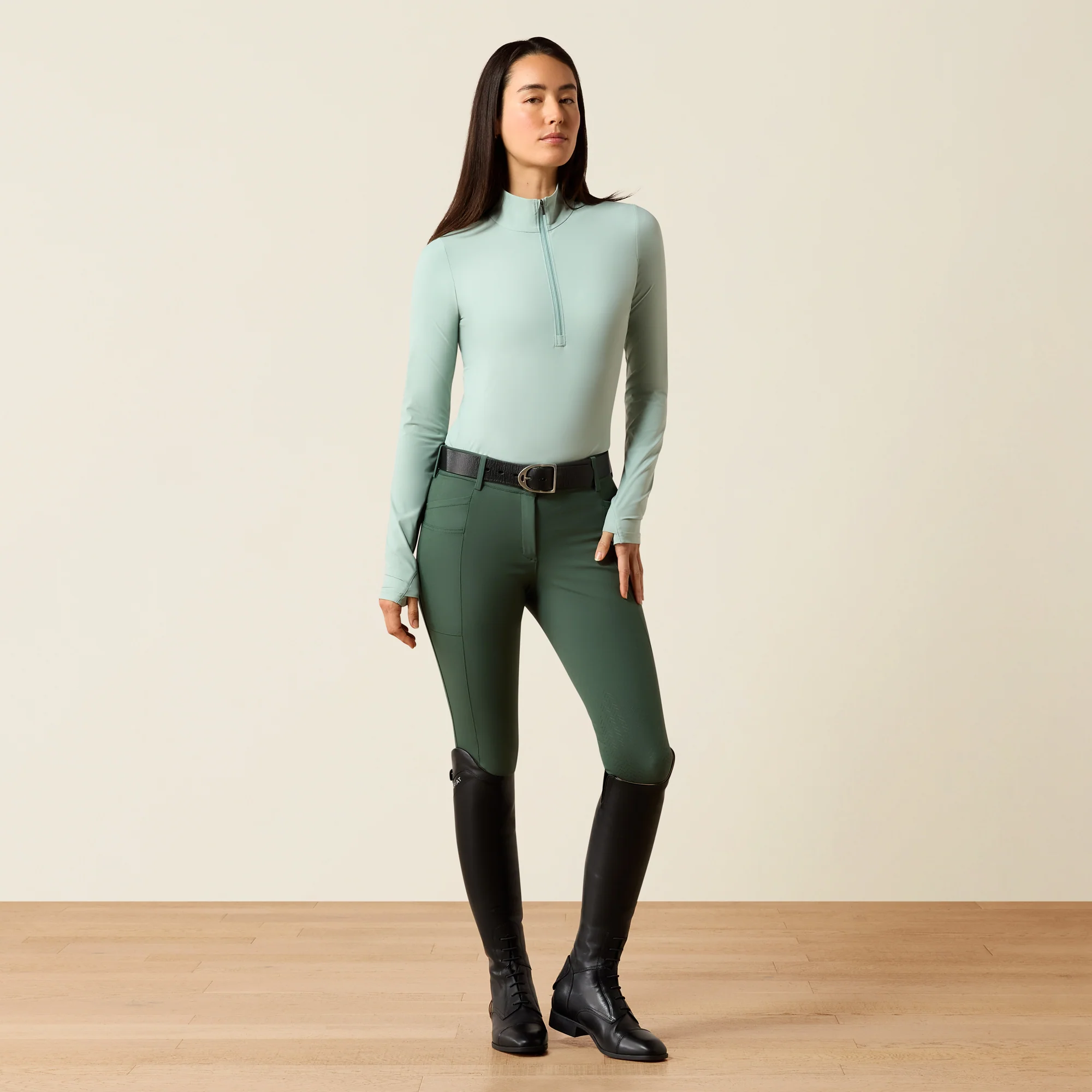 Ariat Women's SolVeil 1/2 Zip Baselayer - Image 10