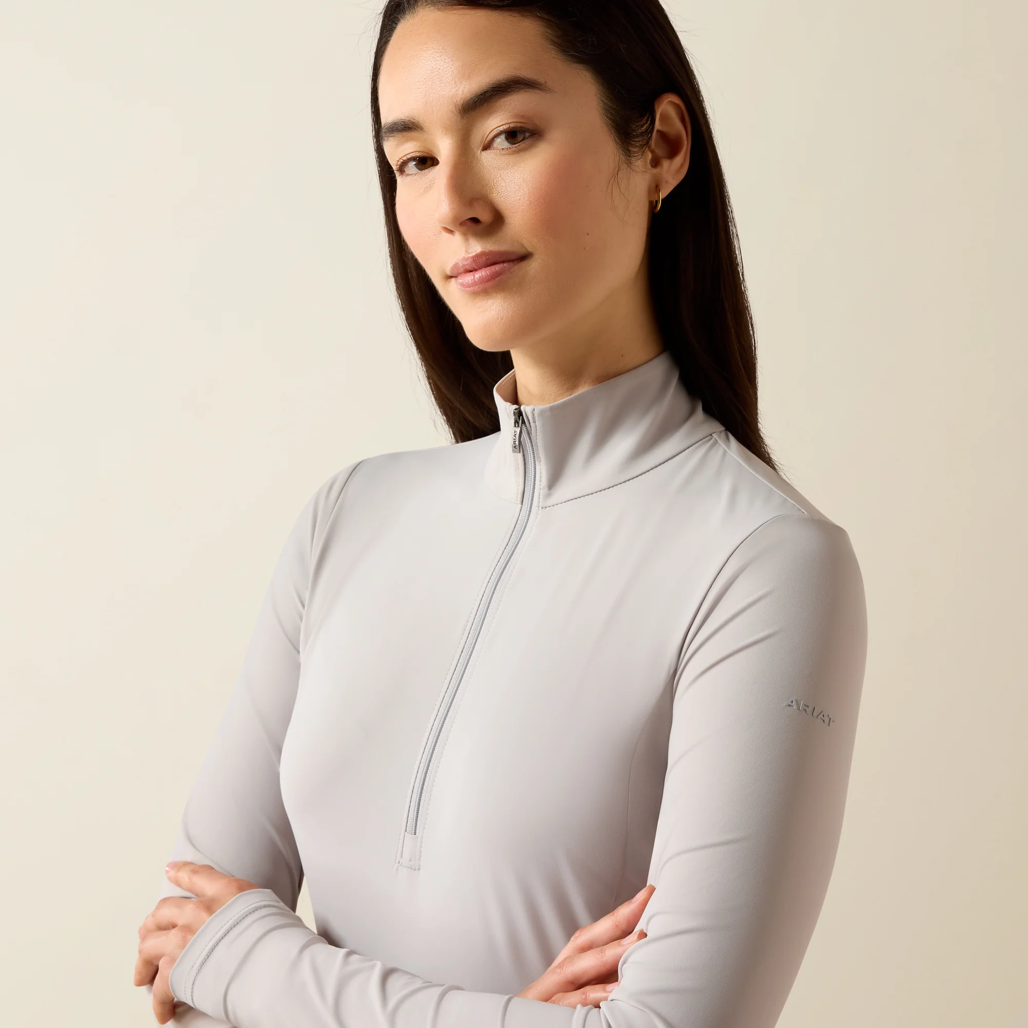 Ariat Women's SolVeil 1/2 Zip Baselayer - Image 18