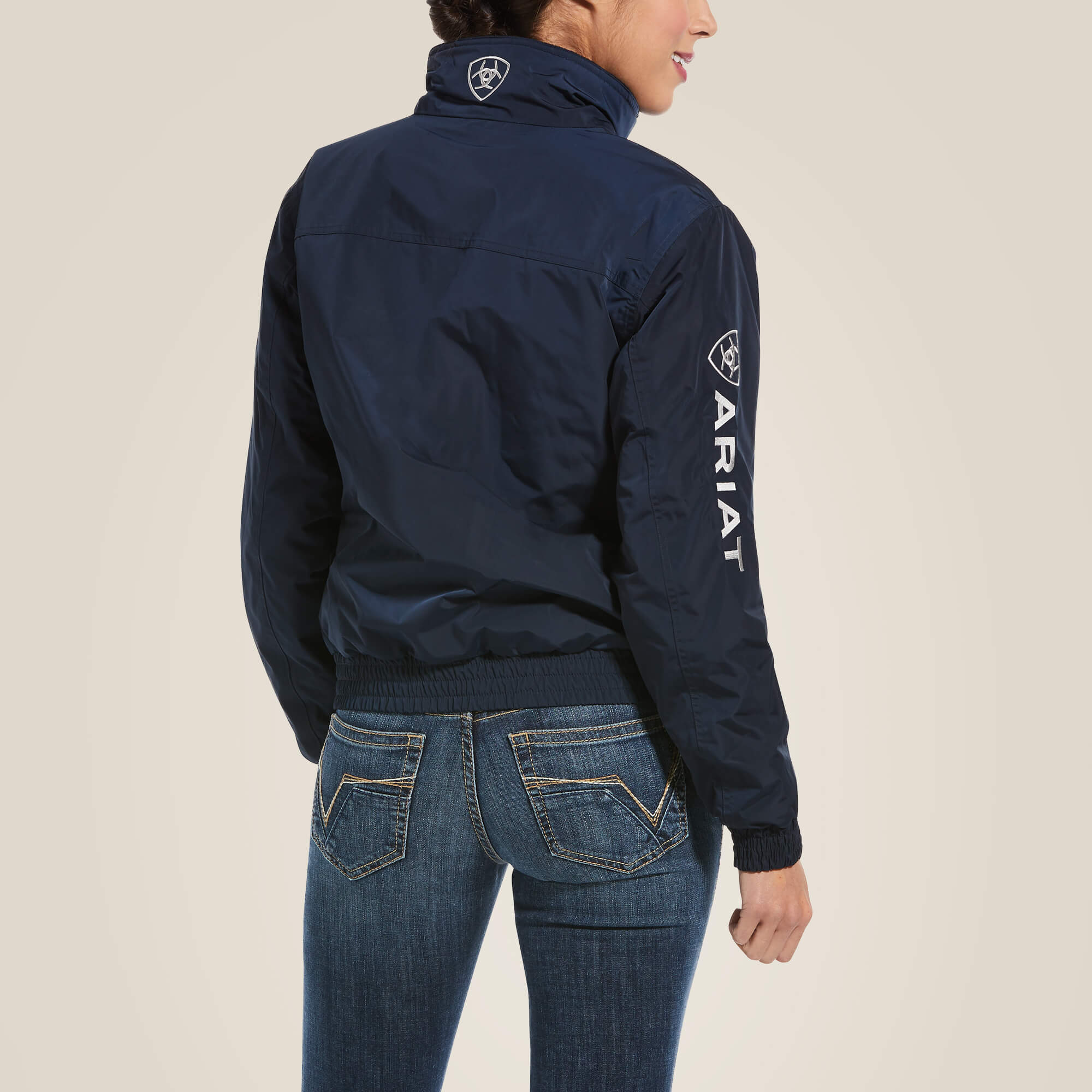 Ariat Women's Stable Insulated Jacket - Navy - Image 2