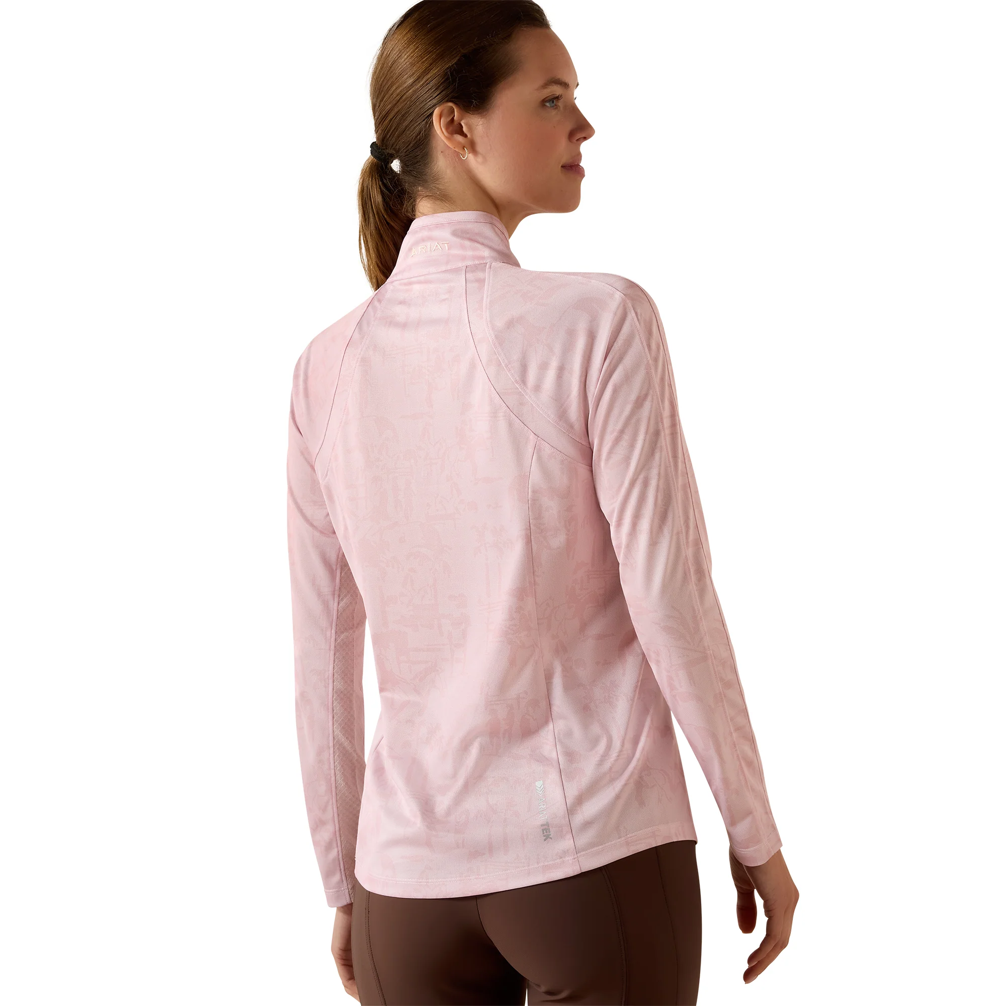 Ariat Women's Sunstopper 3.0 1/4 Zip Baselayer - Image 100