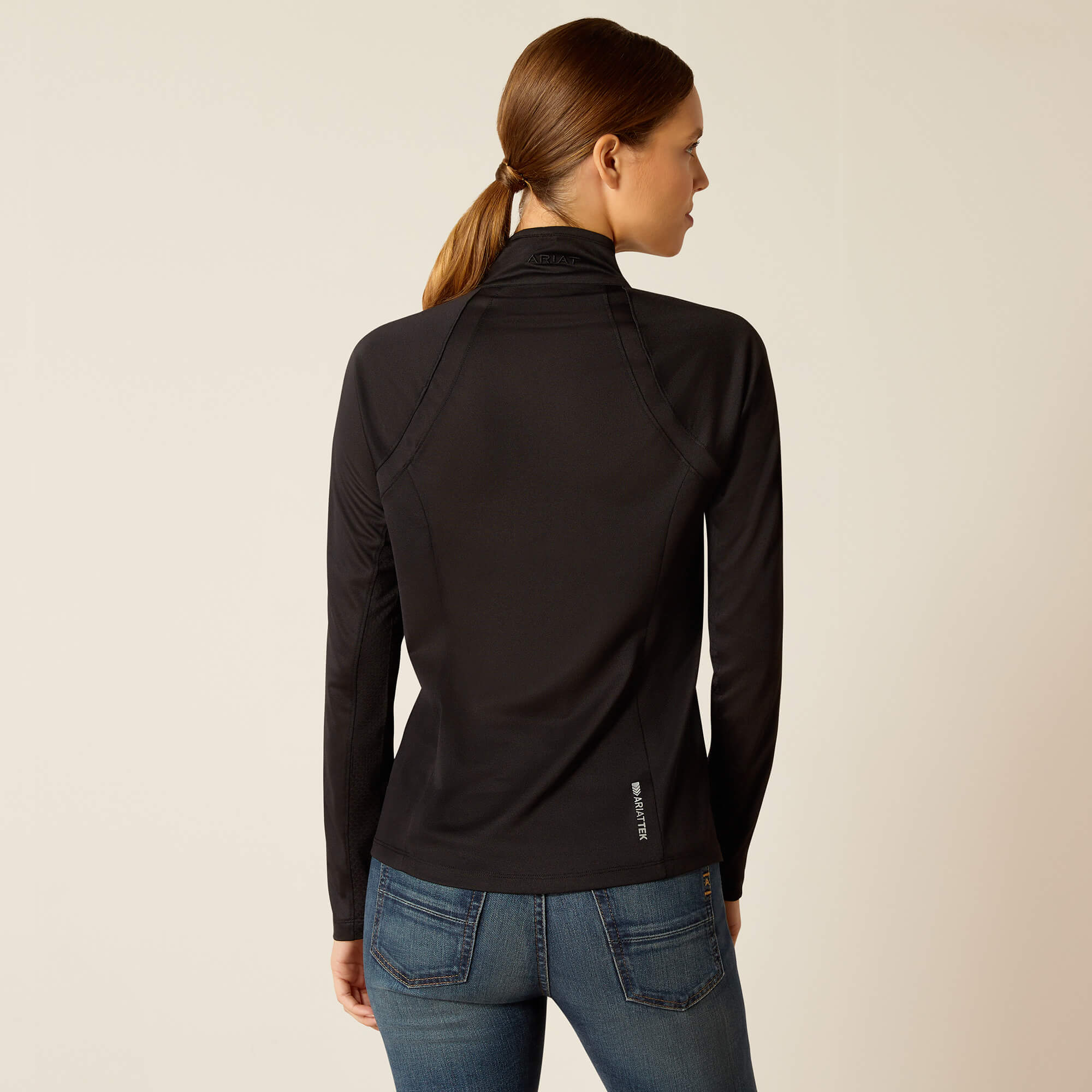 Ariat Women's Sunstopper 3.0 1/4 Zip Baselayer - Image 23