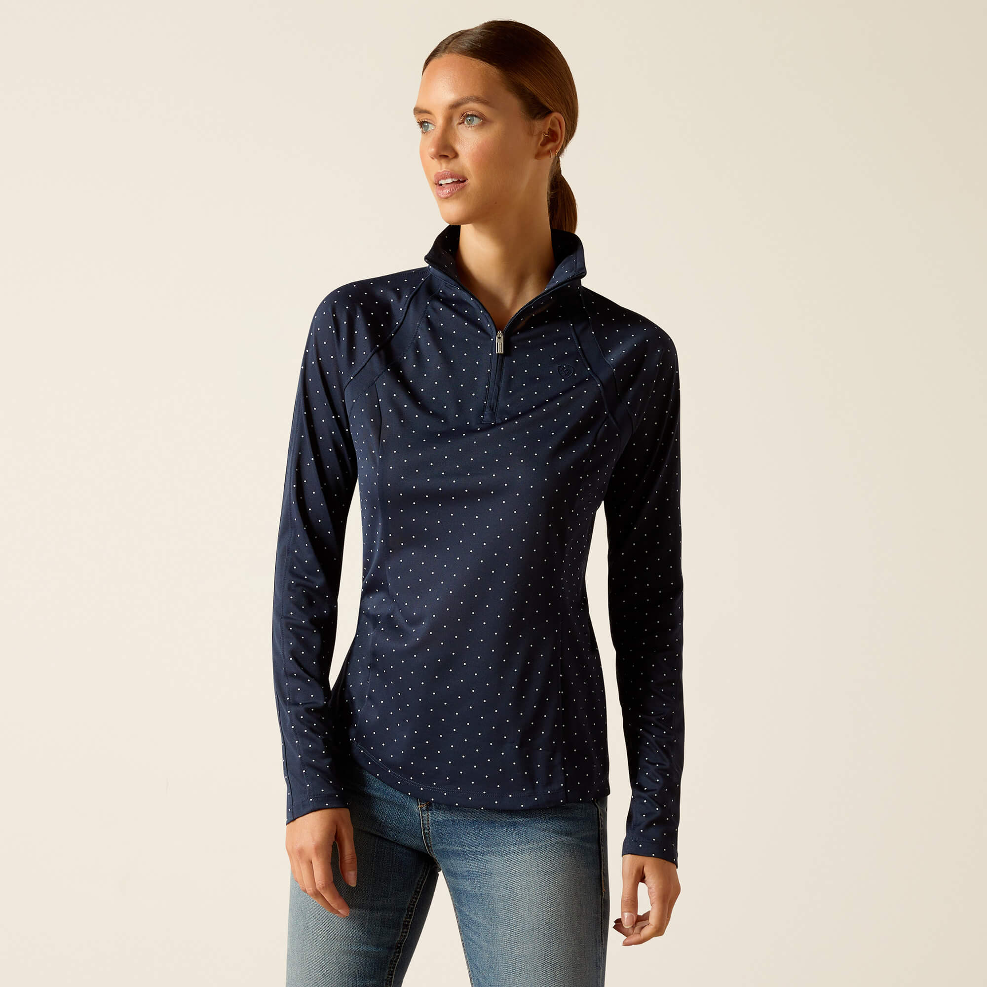 Ariat Women's Sunstopper 3.0 1/4 Zip Baselayer - Image 32