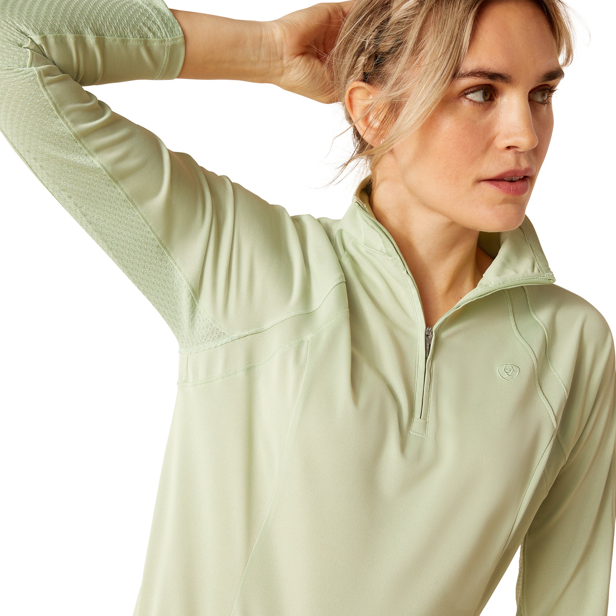 Ariat Women's Sunstopper 3.0 1/4 Zip Baselayer - Image 37