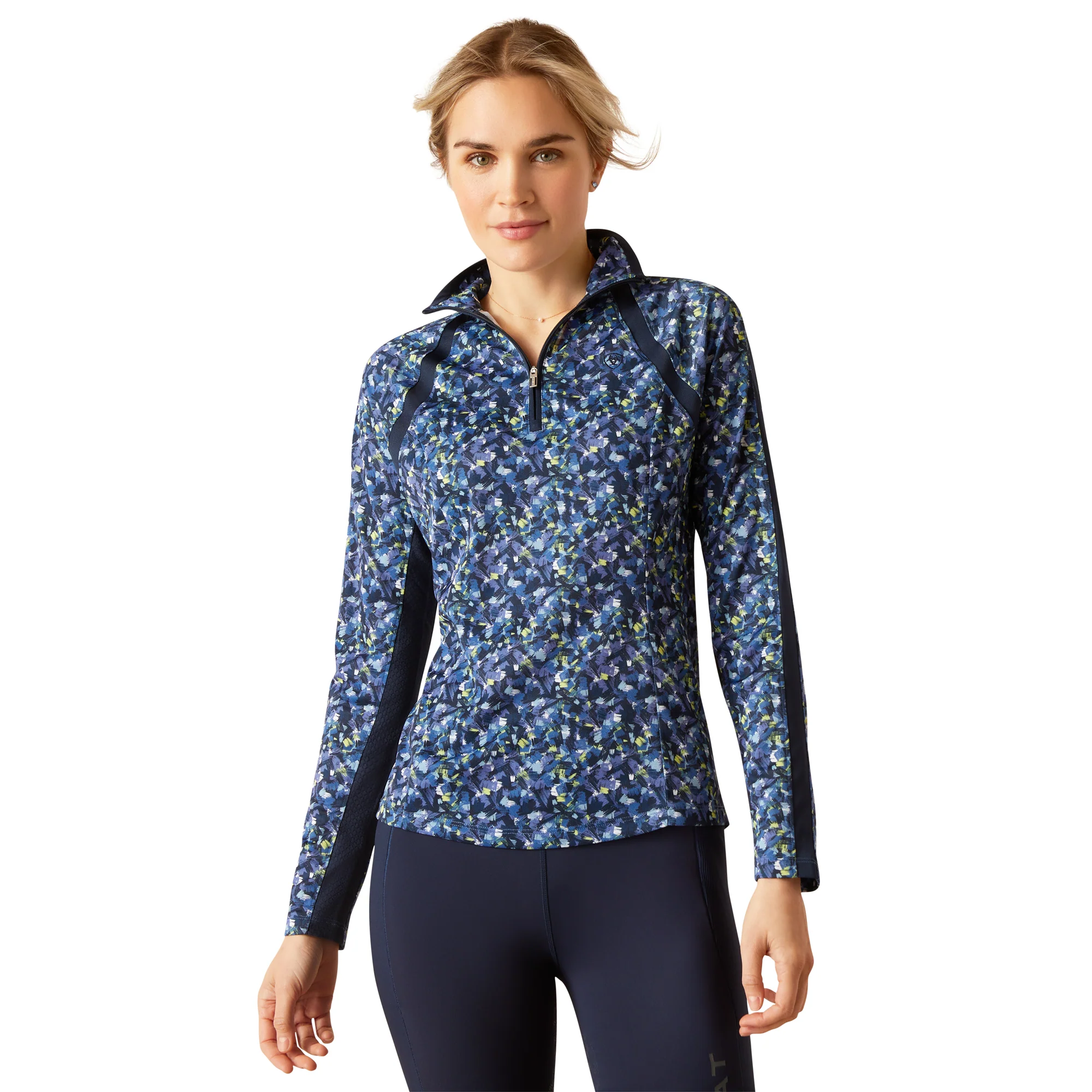 Ariat Women's Sunstopper 3.0 1/4 Zip Baselayer - Image 41