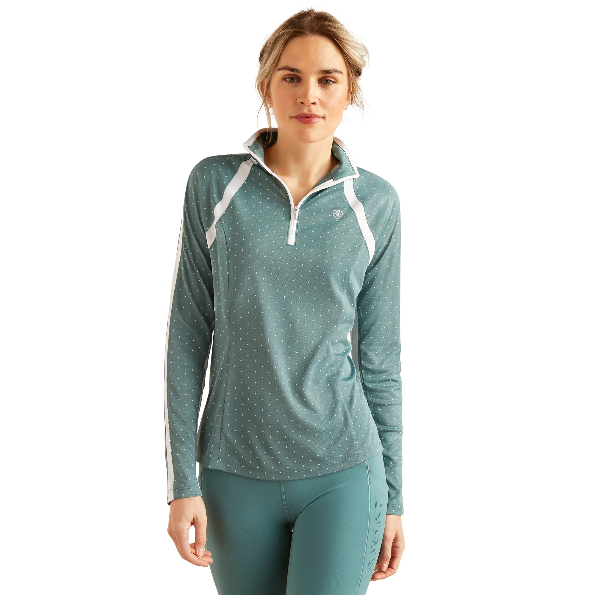 Ariat Women's Sunstopper 3.0 1/4 Zip Baselayer - Image 46