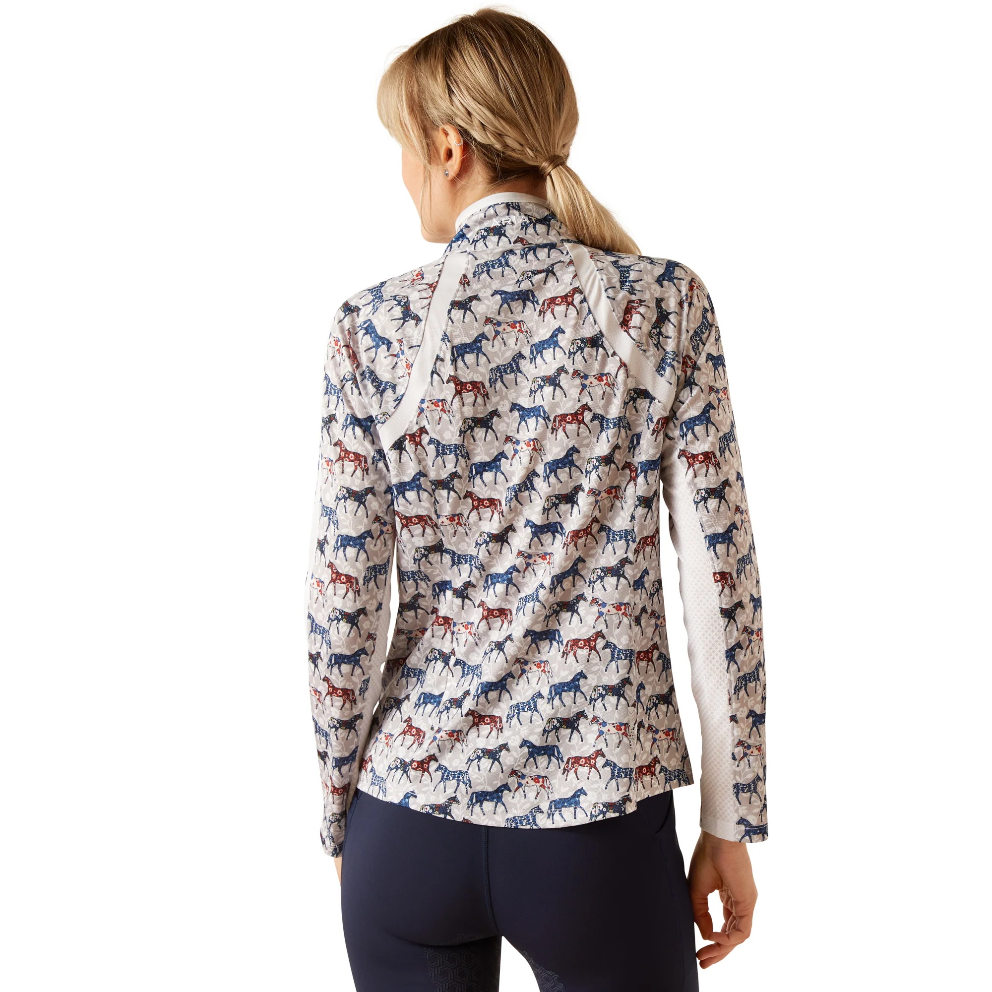 Ariat Women's Sunstopper 3.0 1/4 Zip Baselayer - Image 53