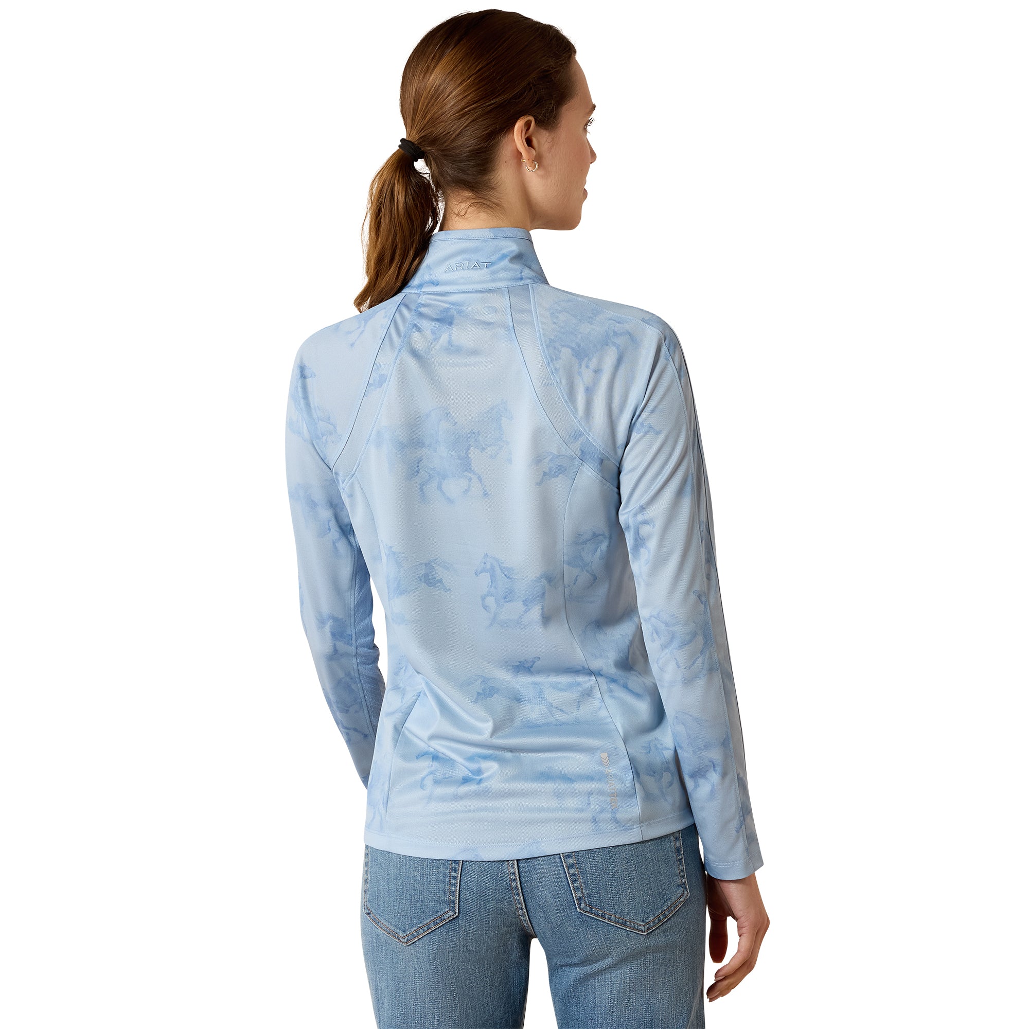 Ariat Women's Sunstopper 3.0 1/4 Zip Baselayer - Image 93