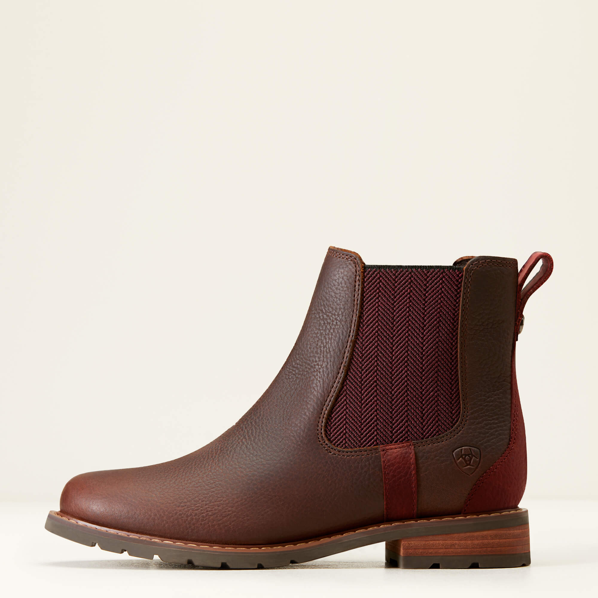 Ariat Women's Wexford Waterproof Chelsea Boot - Dark Brown - Image 2