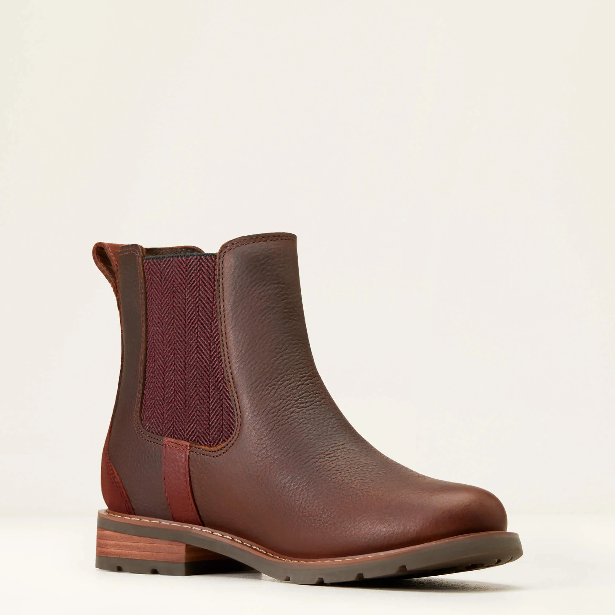 Ariat Women's Wexford Waterproof Chelsea Boot - Dark Brown - Image 6