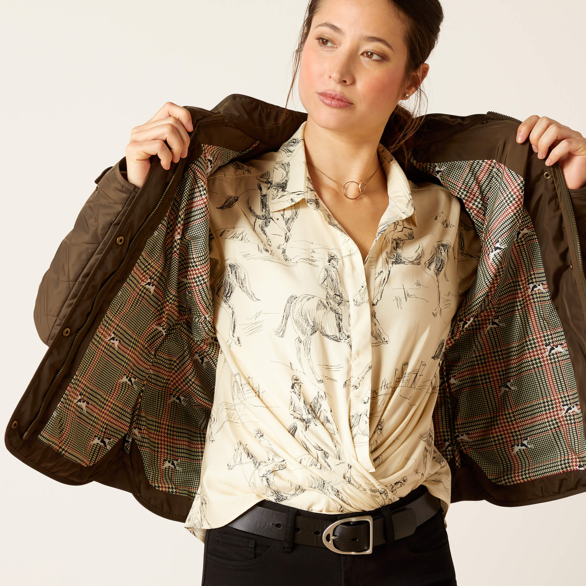 Ariat Women's Woodside Jacket - Earth - Image 5