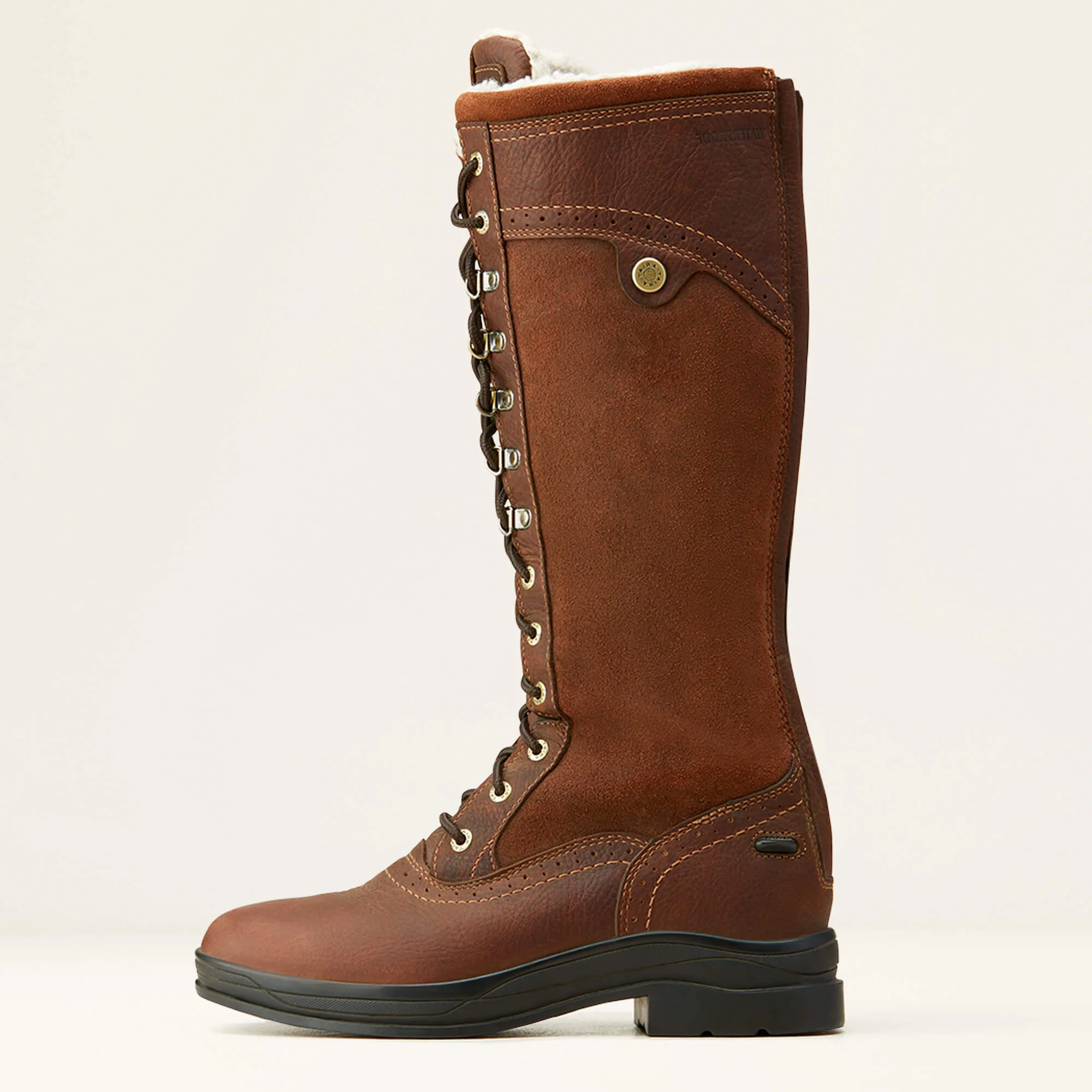 Ariat Women's Wythburn Tall Waterproof Boot - Dark Brown - Image 2