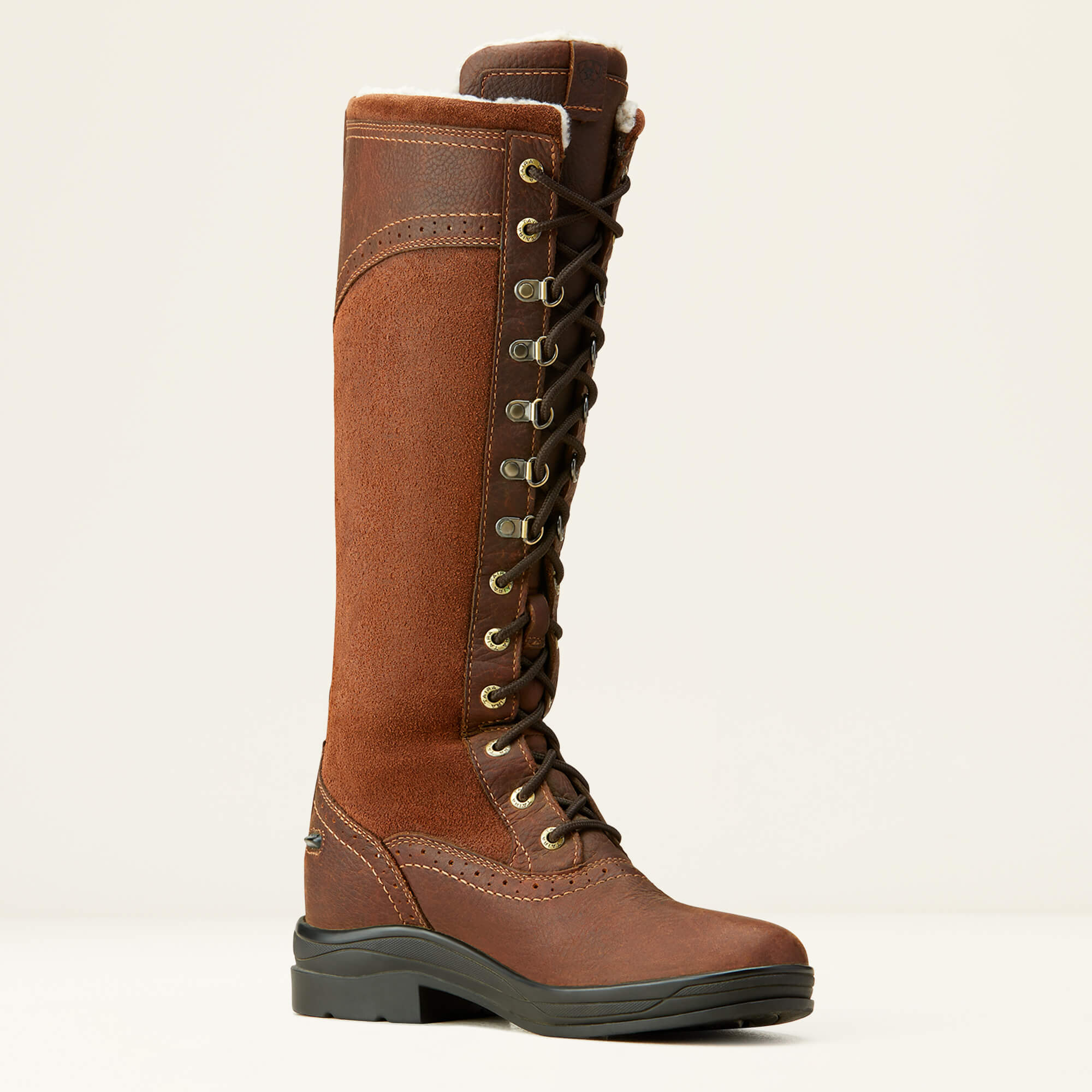 Ariat Women's Wythburn Tall Waterproof Boot - Dark Brown - Image 3