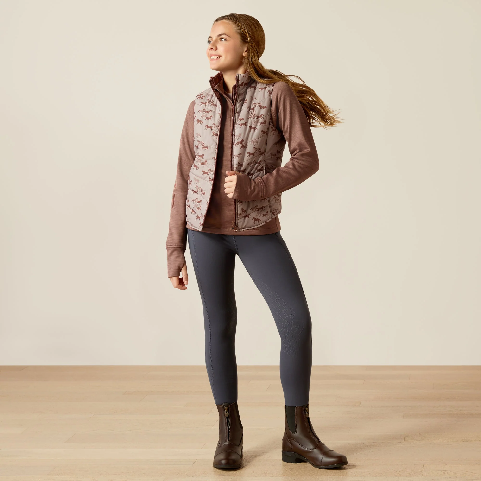 Ariat Youth Bella Insulated Reversible Vest - Image 3