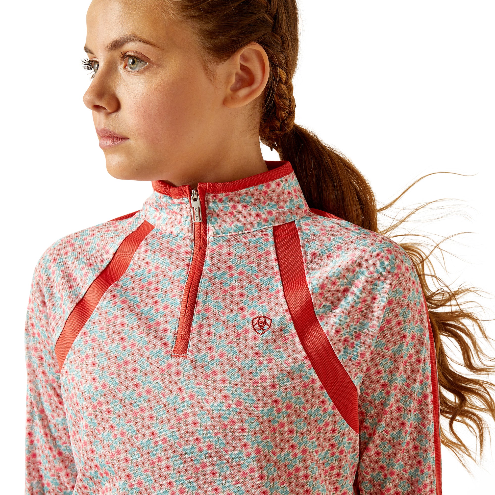 Ariat Youth Sunstopper 3.0 1/4 Zip Baselayer - Image 17