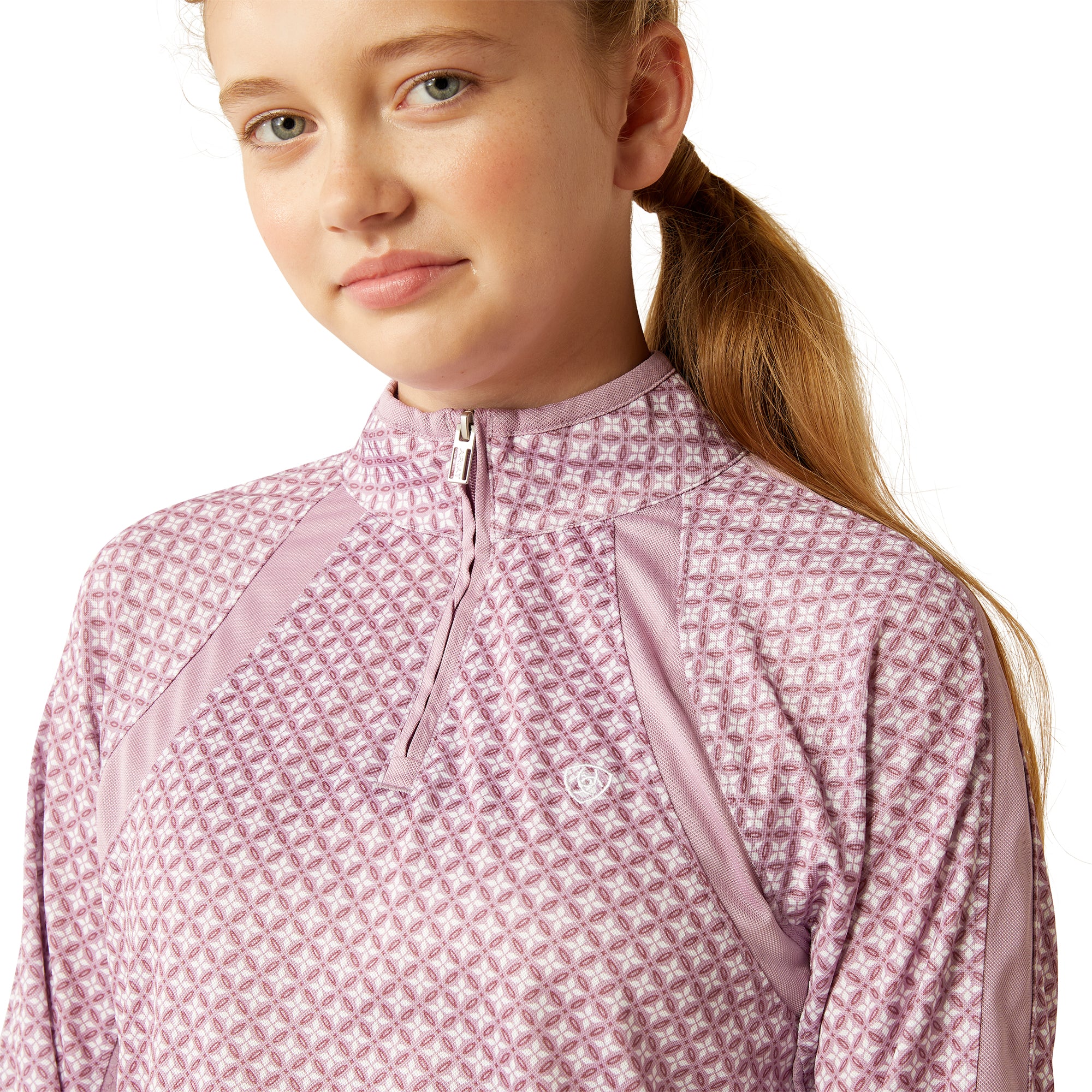 Ariat Youth Sunstopper 3.0 1/4 Zip Baselayer - Image 20