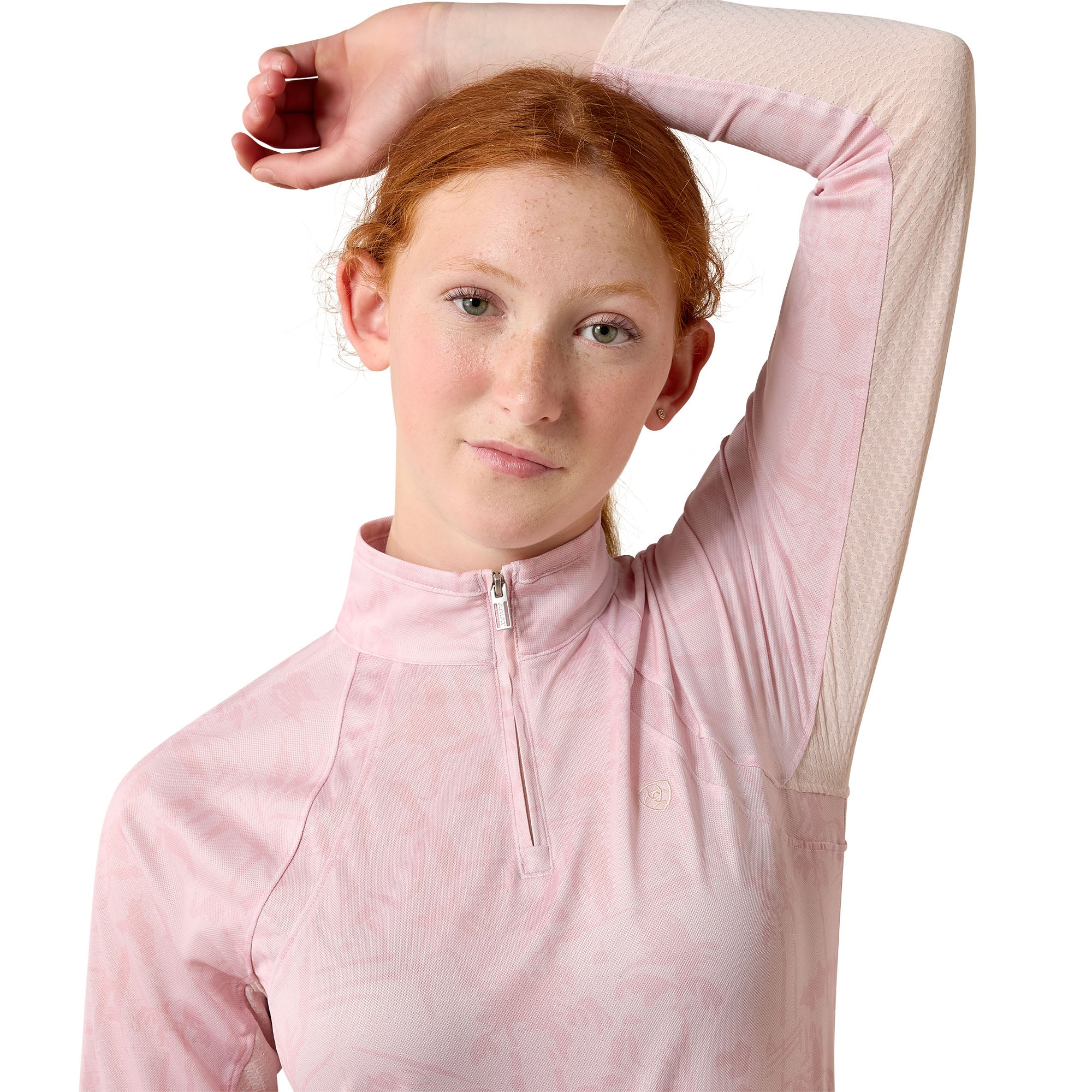 Ariat Youth Sunstopper 3.0 1/4 Zip Baselayer - Image 23