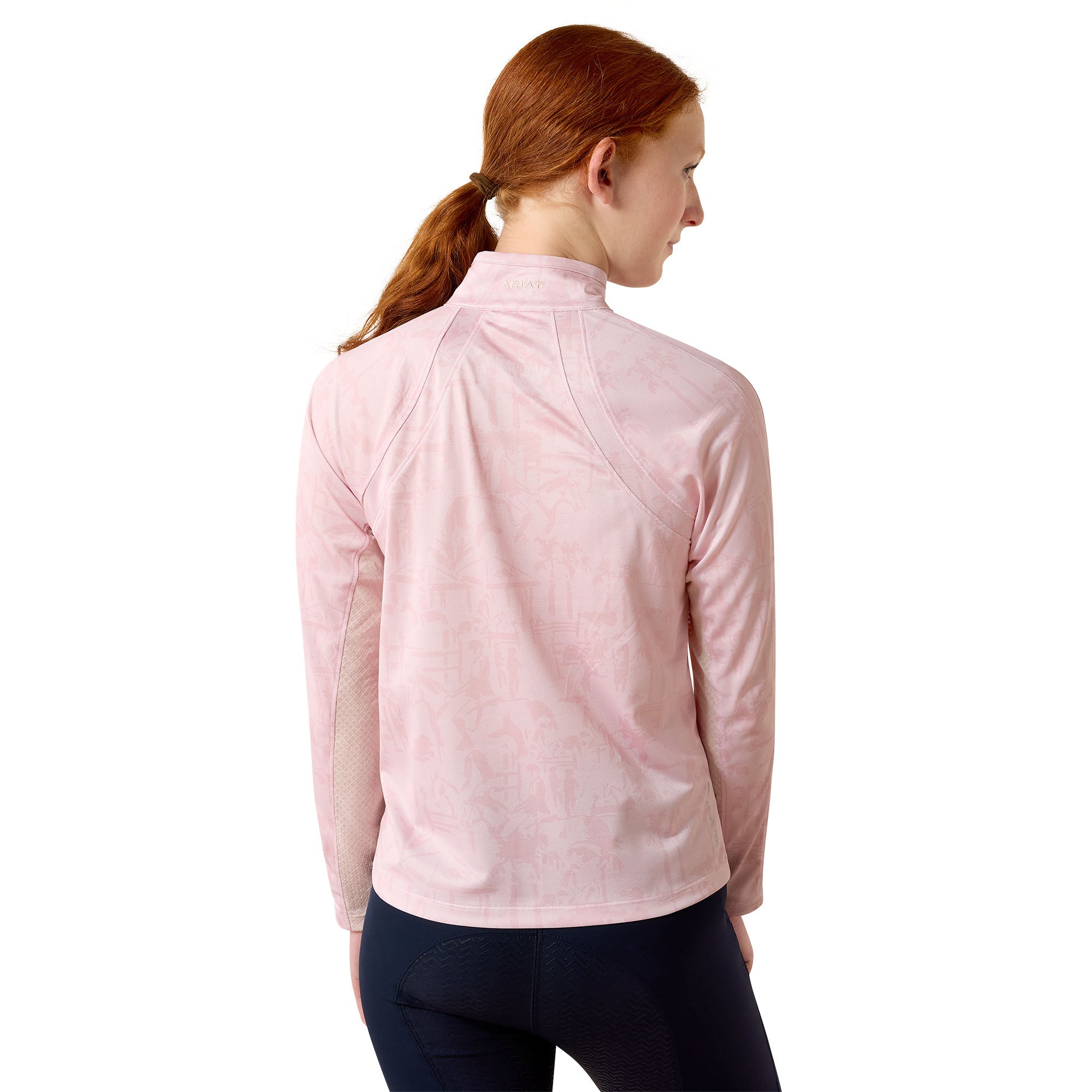 Ariat Youth Sunstopper 3.0 1/4 Zip Baselayer - Image 25