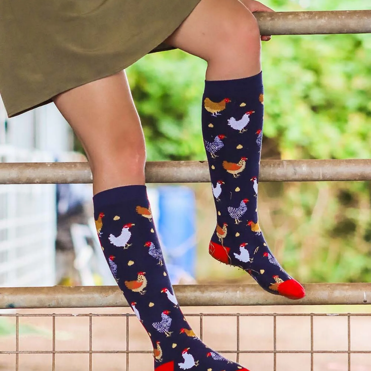Bartleby Ladies Funky Welly Socks - Image 6