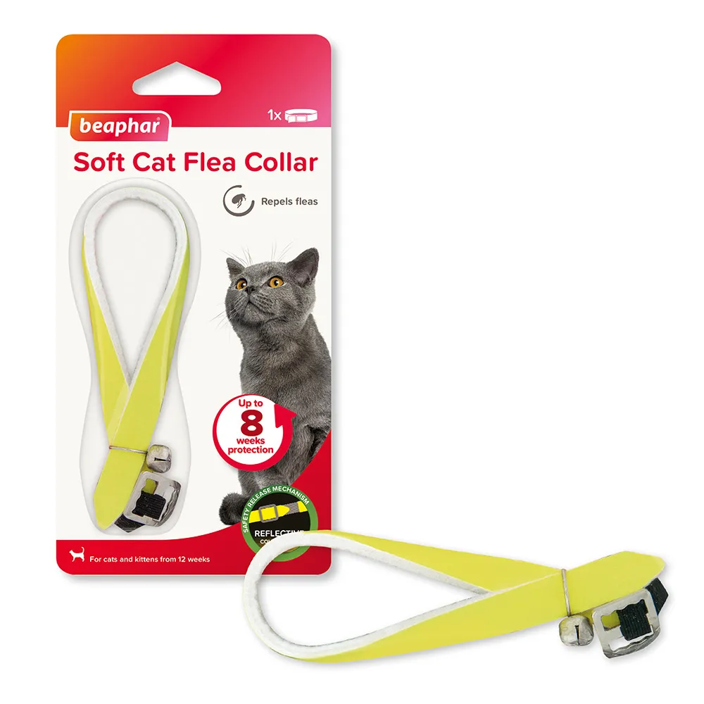 Beaphar Reflective Soft Cat Flea Collar - Image 2