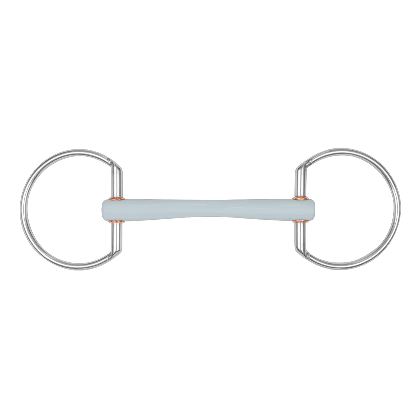 Beris Soft 7.5cm Ring Eggbutt Olive Head Thin Comfort Bar Bit