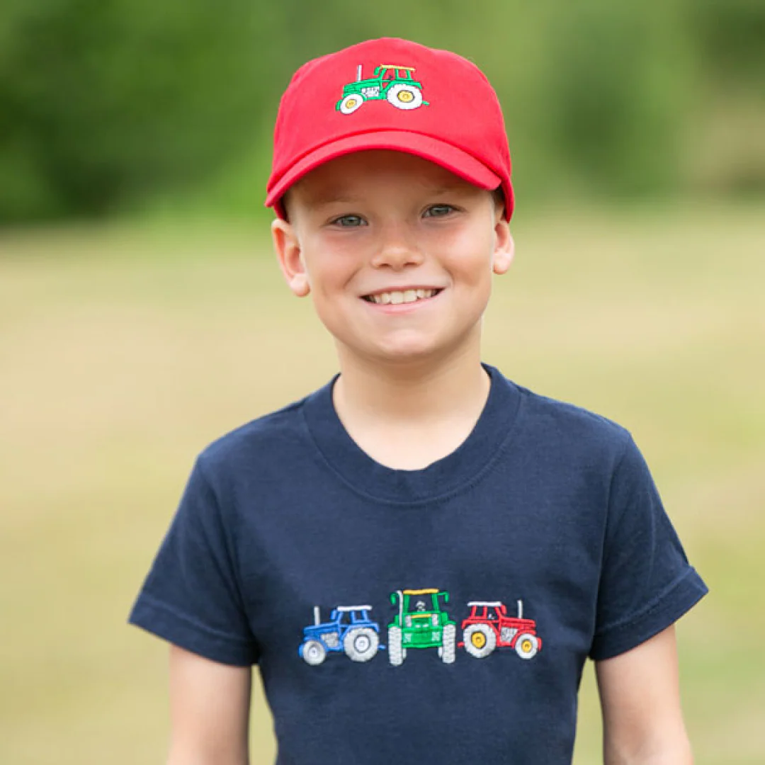 British Country Collection Childrens Tractor Design Baseball Cap - Image 2
