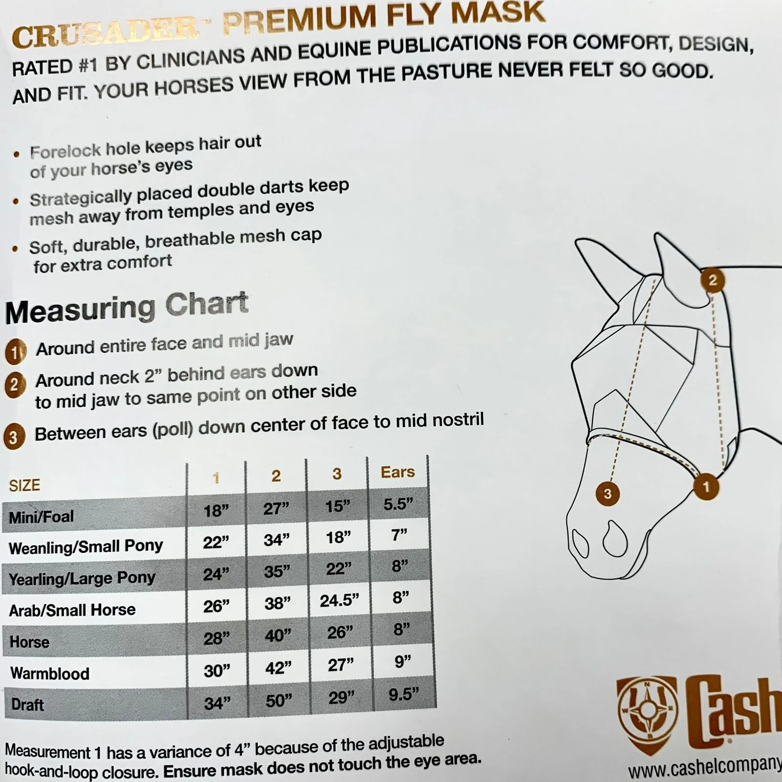 Cashel Long Fly Mask - Image 2
